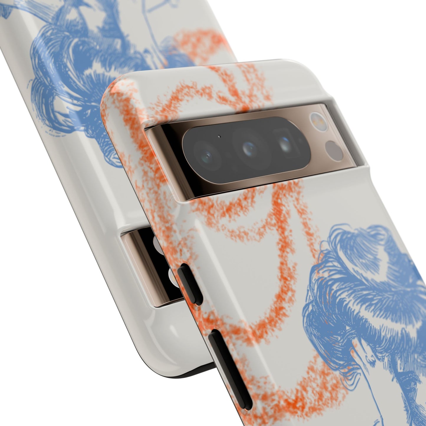 Artistic Phone Case with Stress Relief Design