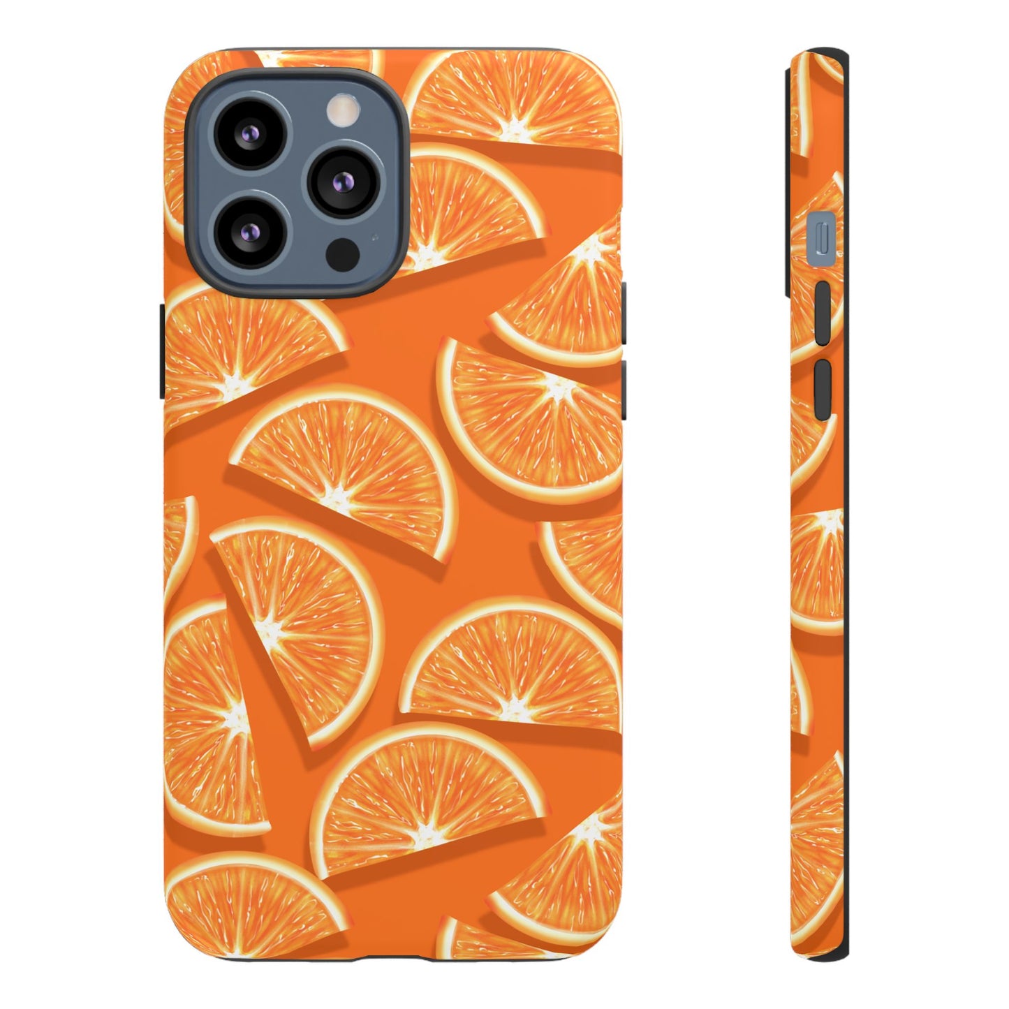 Vibrant Orange Slice Phone Case - Tough Cases for Phone Protection