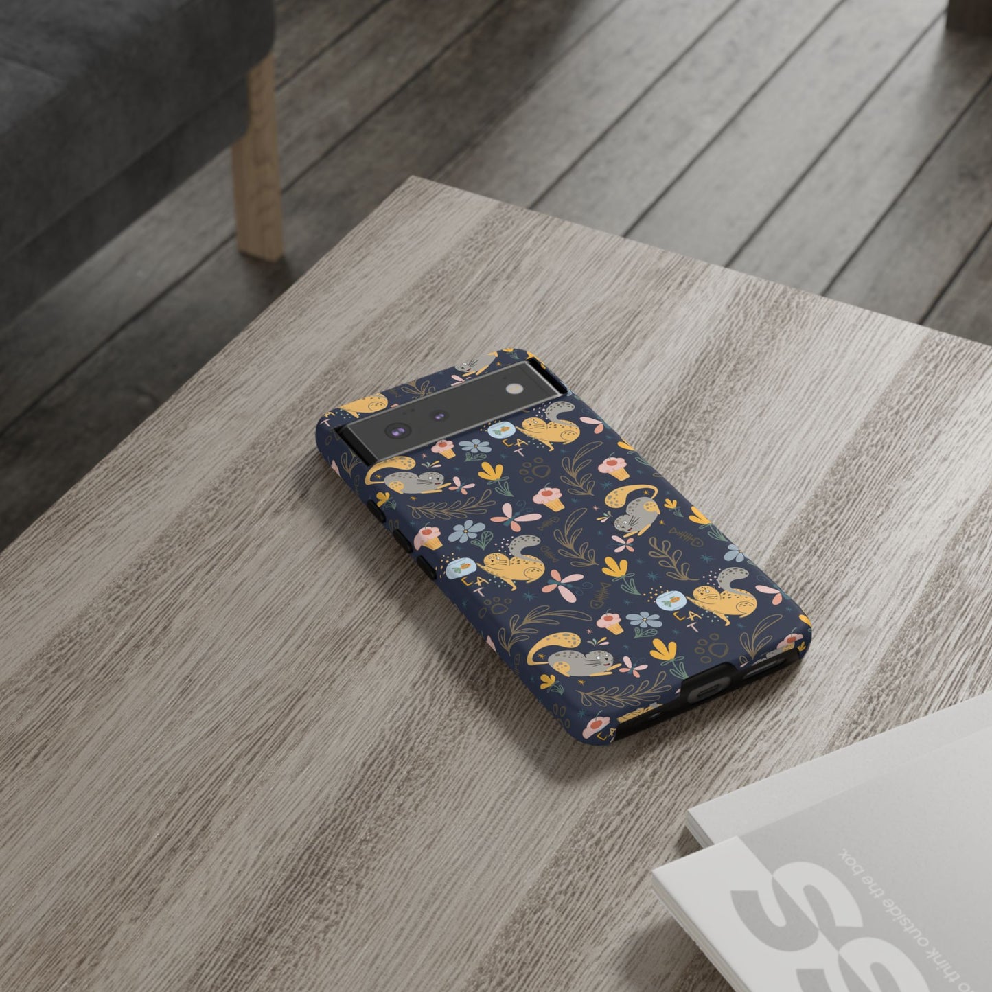 Cat-Themed Tough Phone Case - Tough Case For Stylish Protection