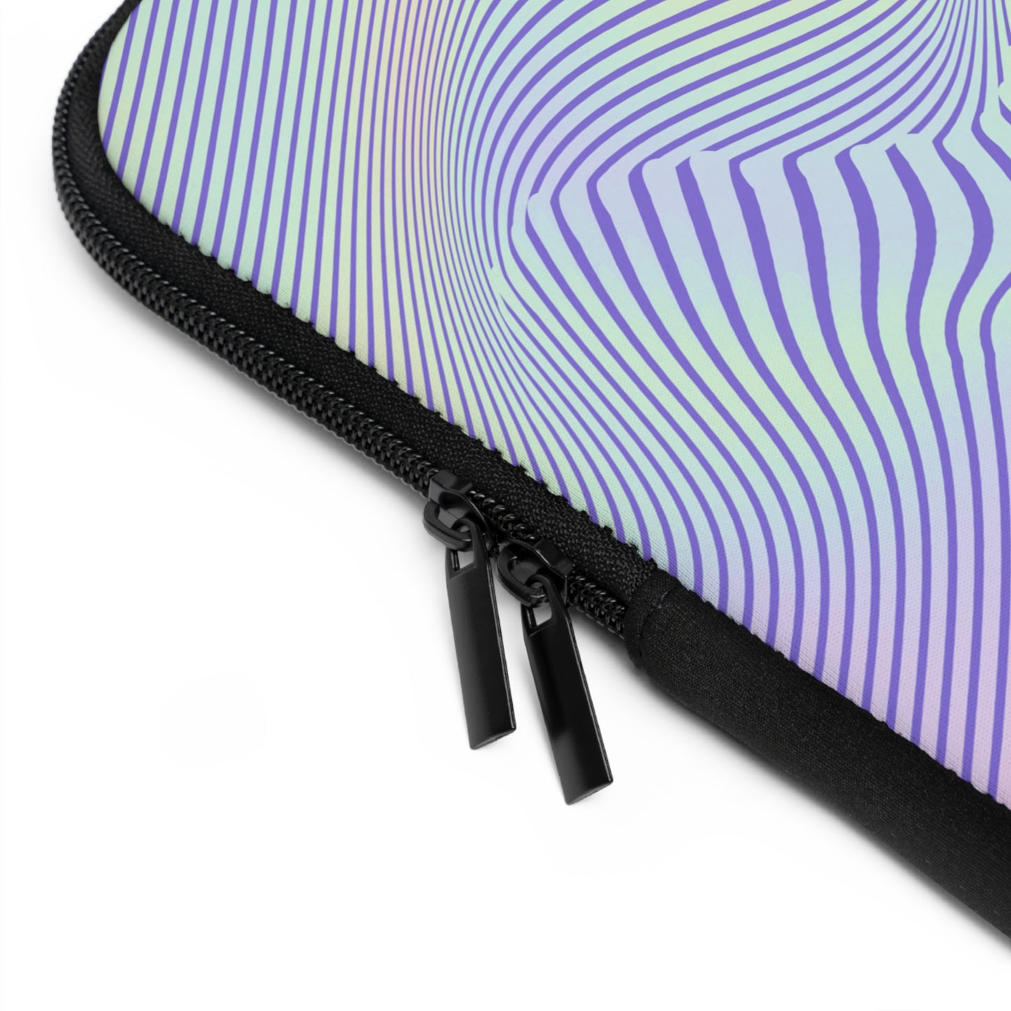 Abstract Waves Laptop Sleeve - Colorful Protective Case for Students & Professionals
