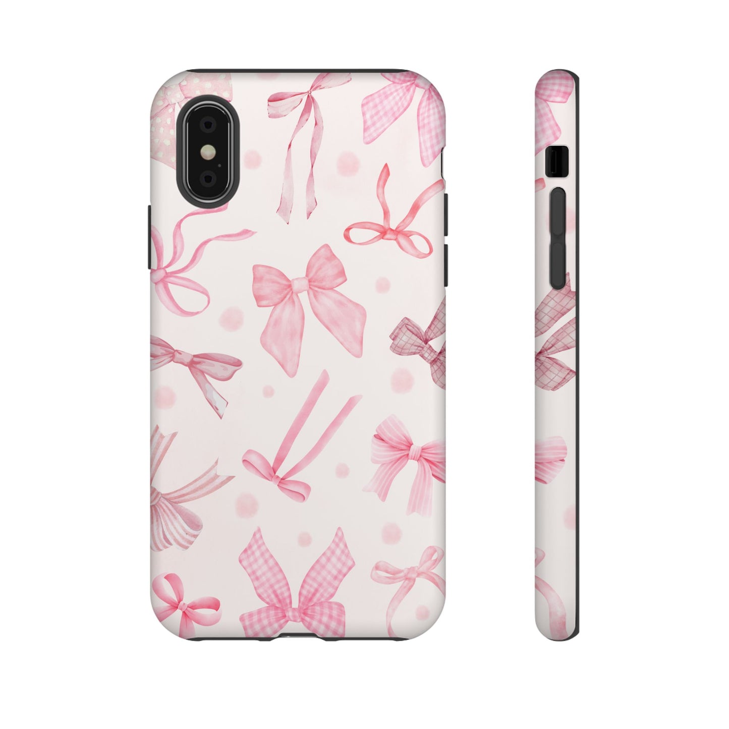 Beautiful Pink Bow Phone Case - Tough Case for Stylish Protection