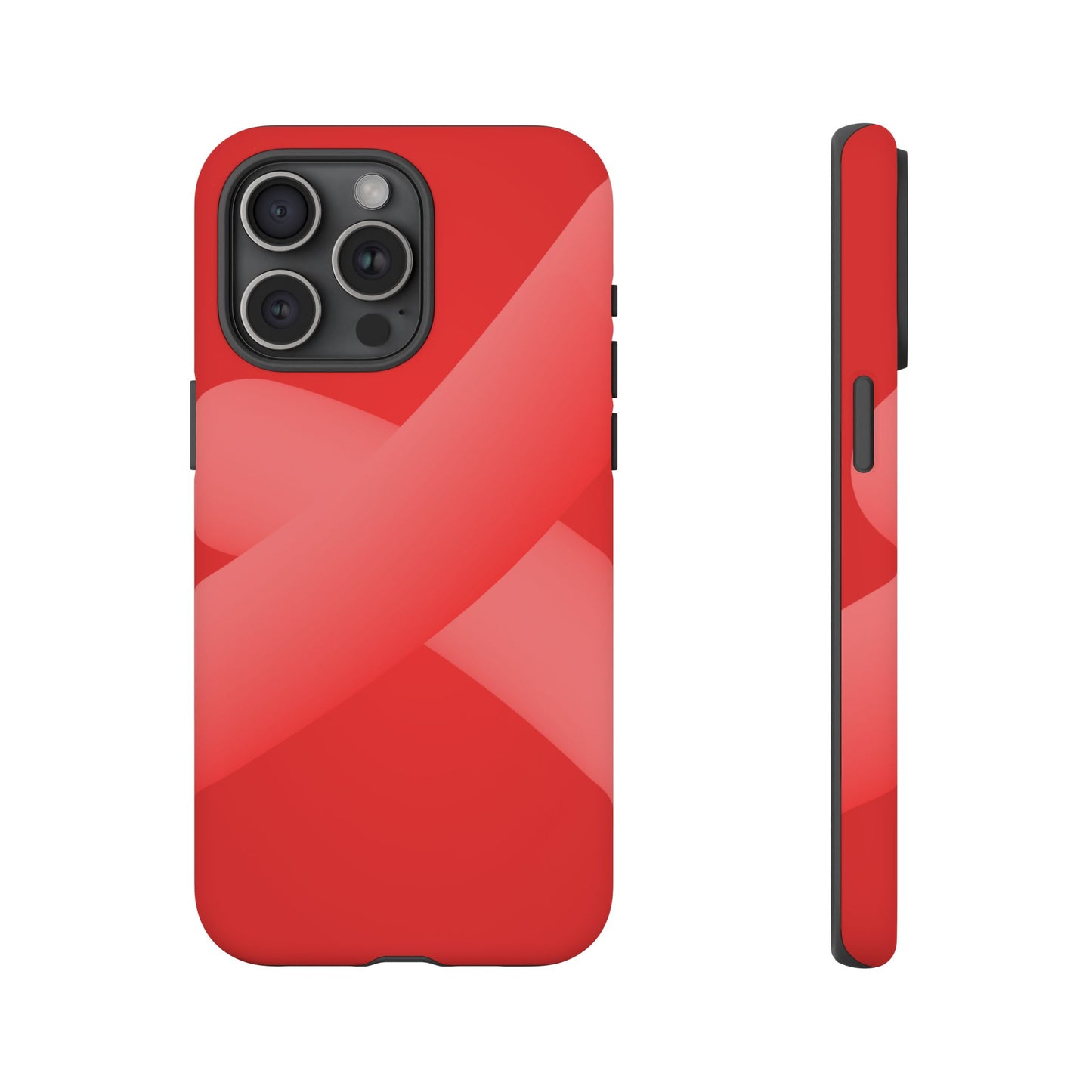 Stylish Tough Phone Case - Modern Red Design for Ultimate Protection