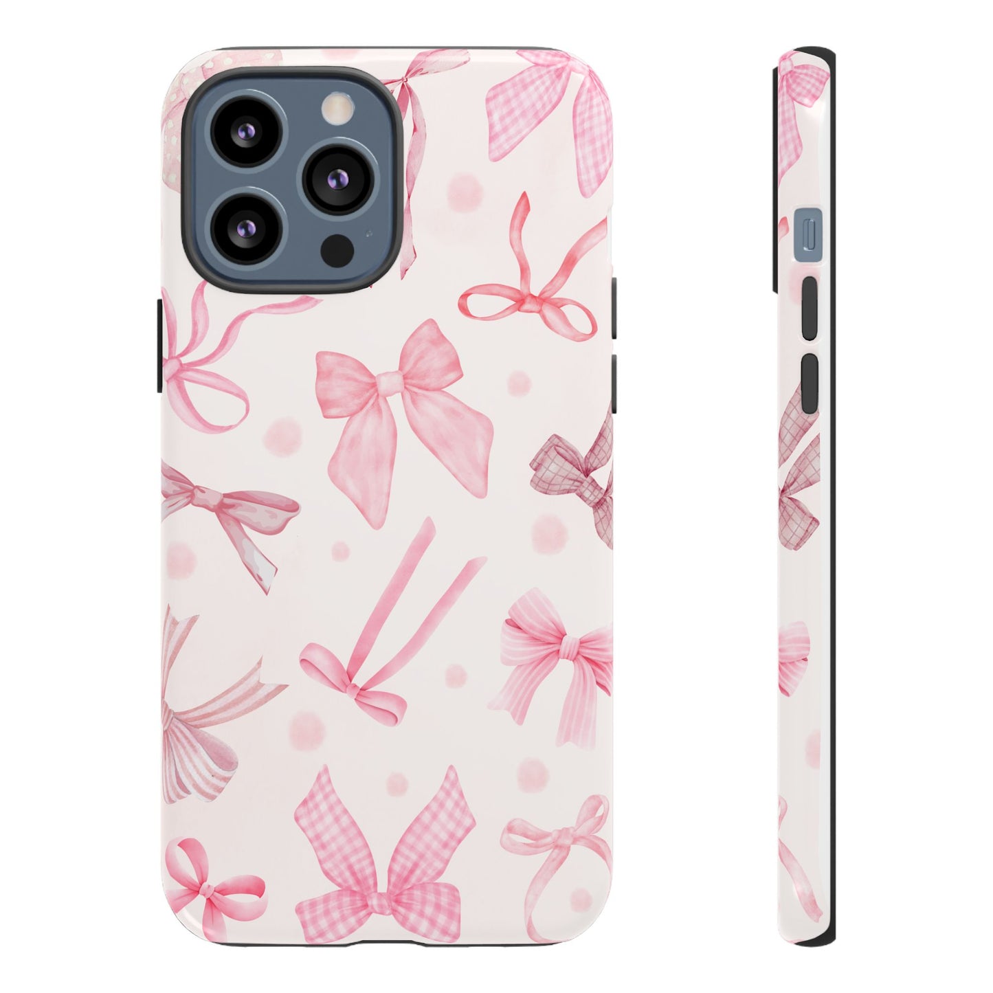 Beautiful Pink Bow Phone Case - Tough Case for Stylish Protection