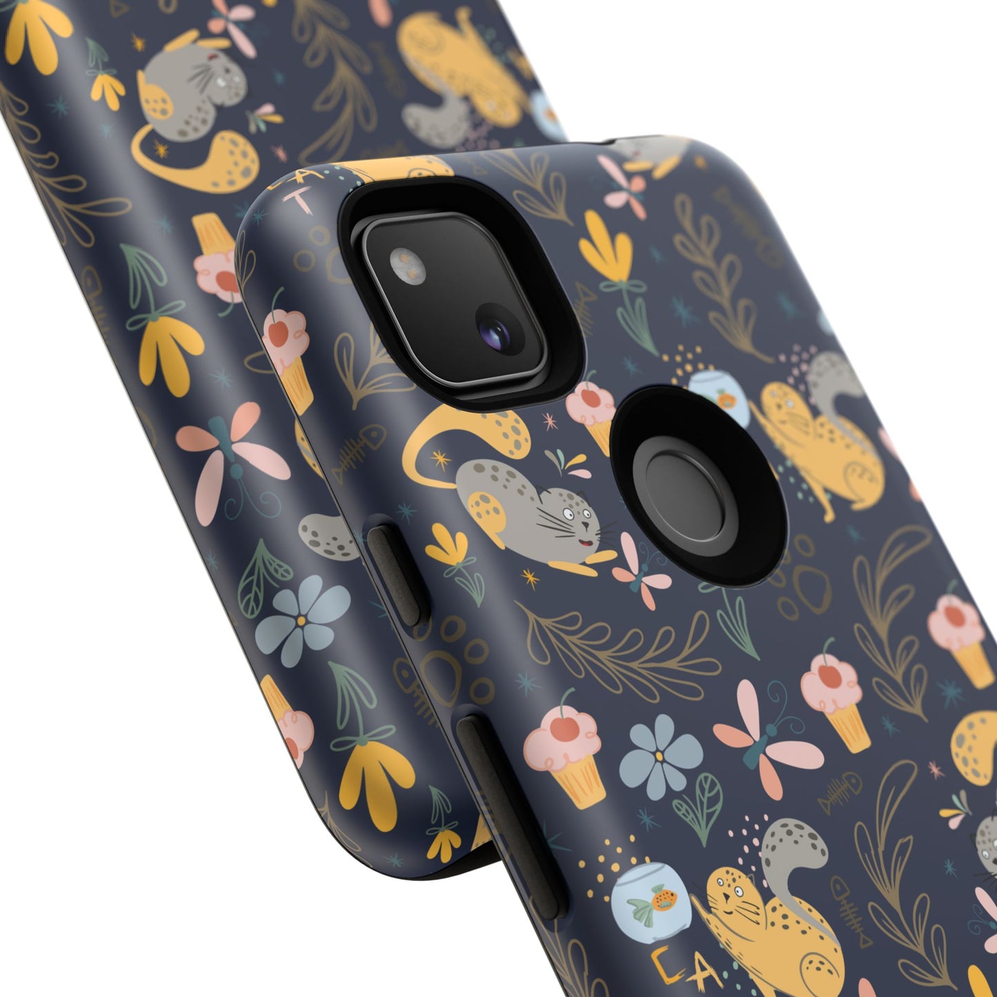 Cat-Themed Tough Phone Case - Tough Case For Stylish Protection