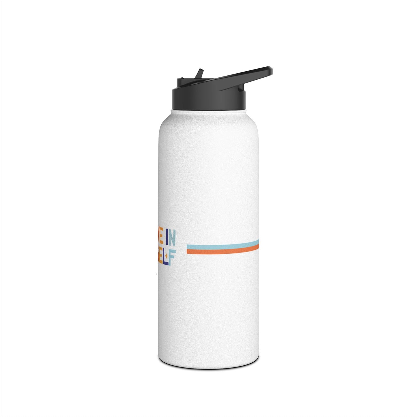 Motivational Stainless Steel Water Bottle - "Believe in Yourself"