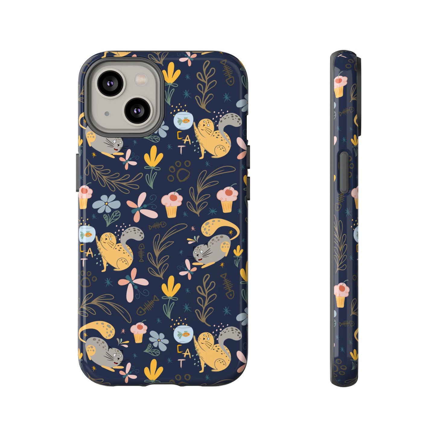 Cat-Themed Tough Phone Case - Tough Case For Stylish Protection