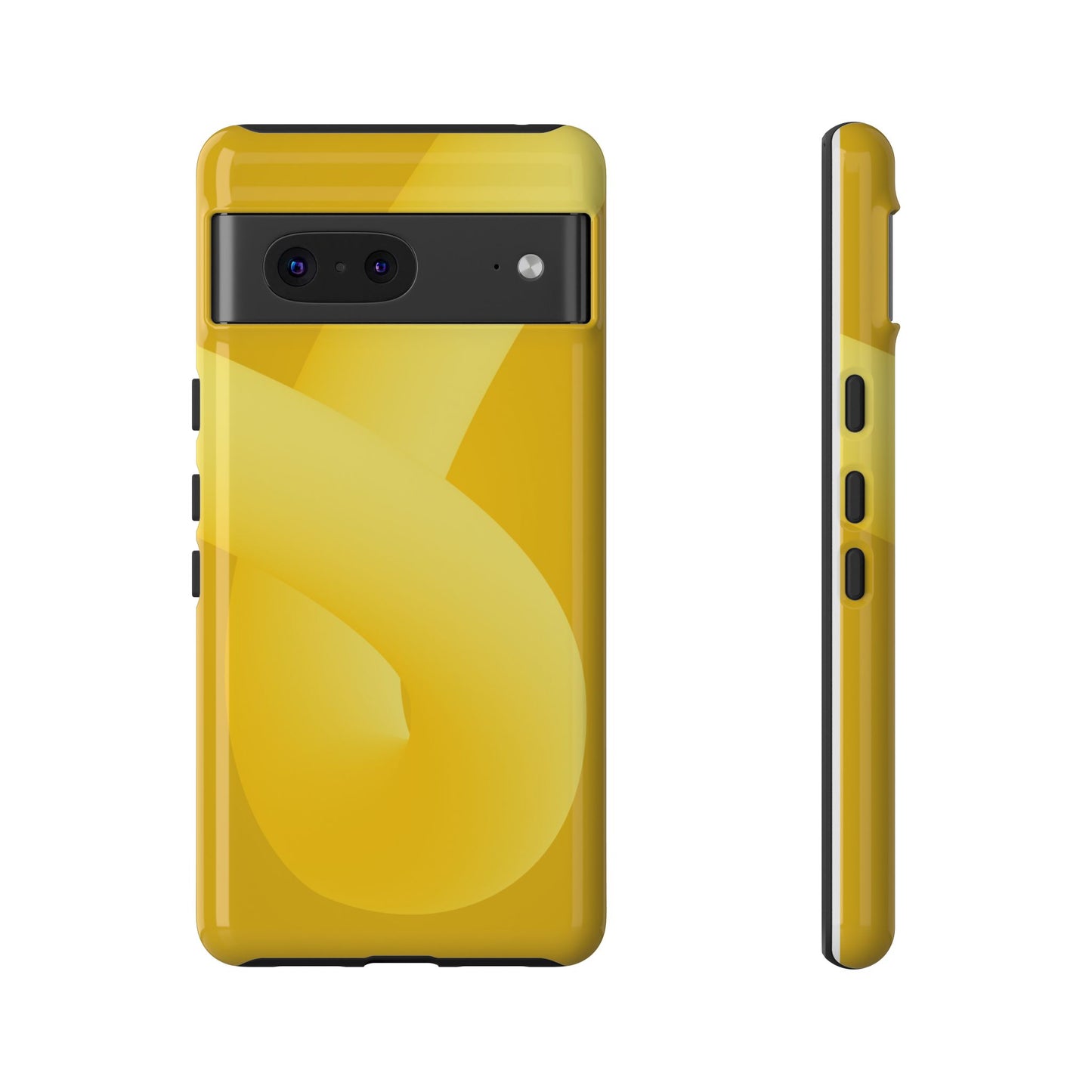 Stylish Tough Phone Case - Modern Yellow Design for Ultimate Protection