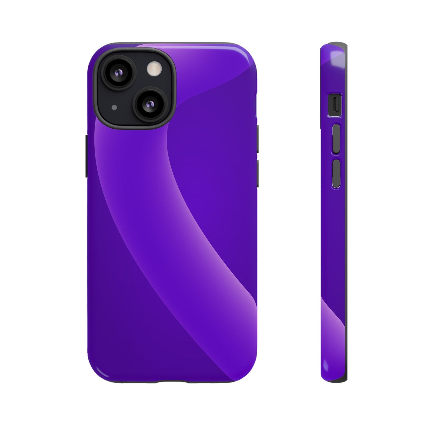 Stylish Tough Phone Case - Modern Purple Design for Ultimate Protection
