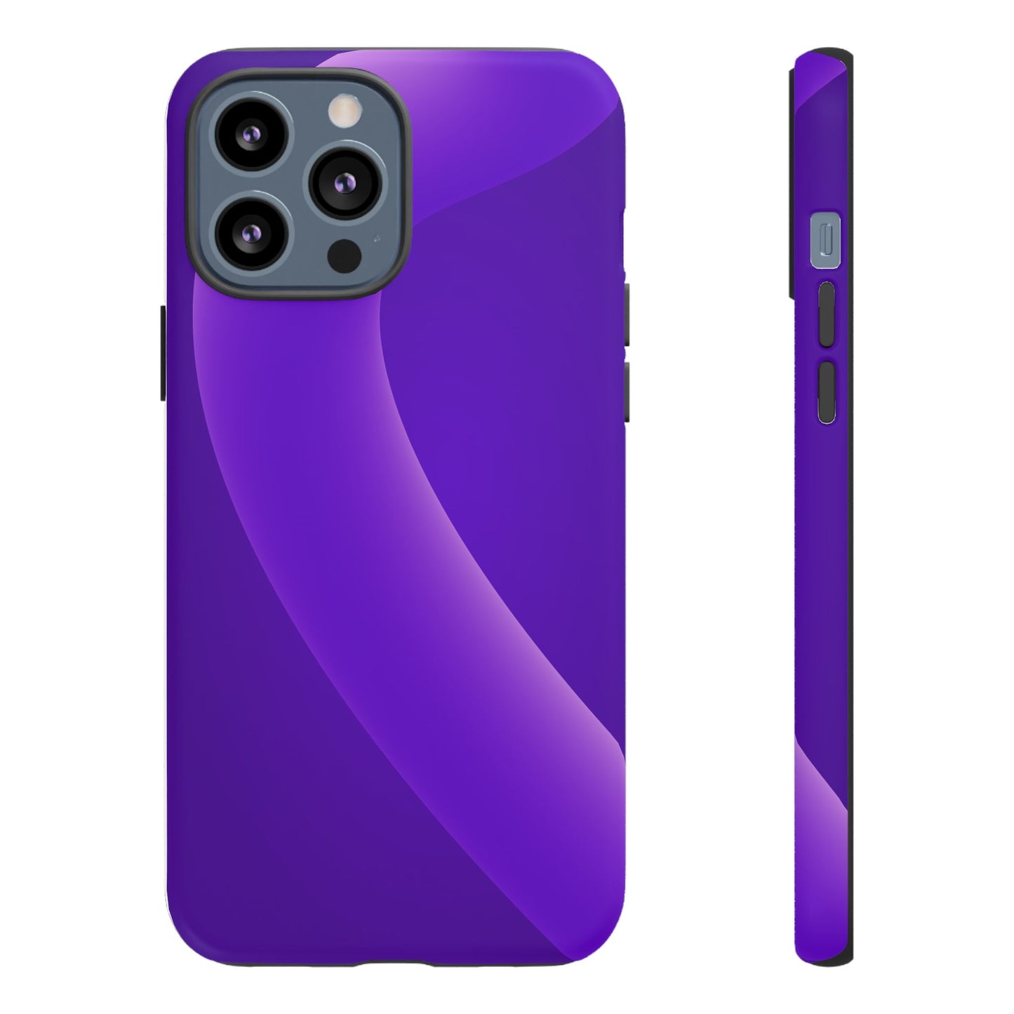 Stylish Tough Phone Case - Modern Purple Design for Ultimate Protection