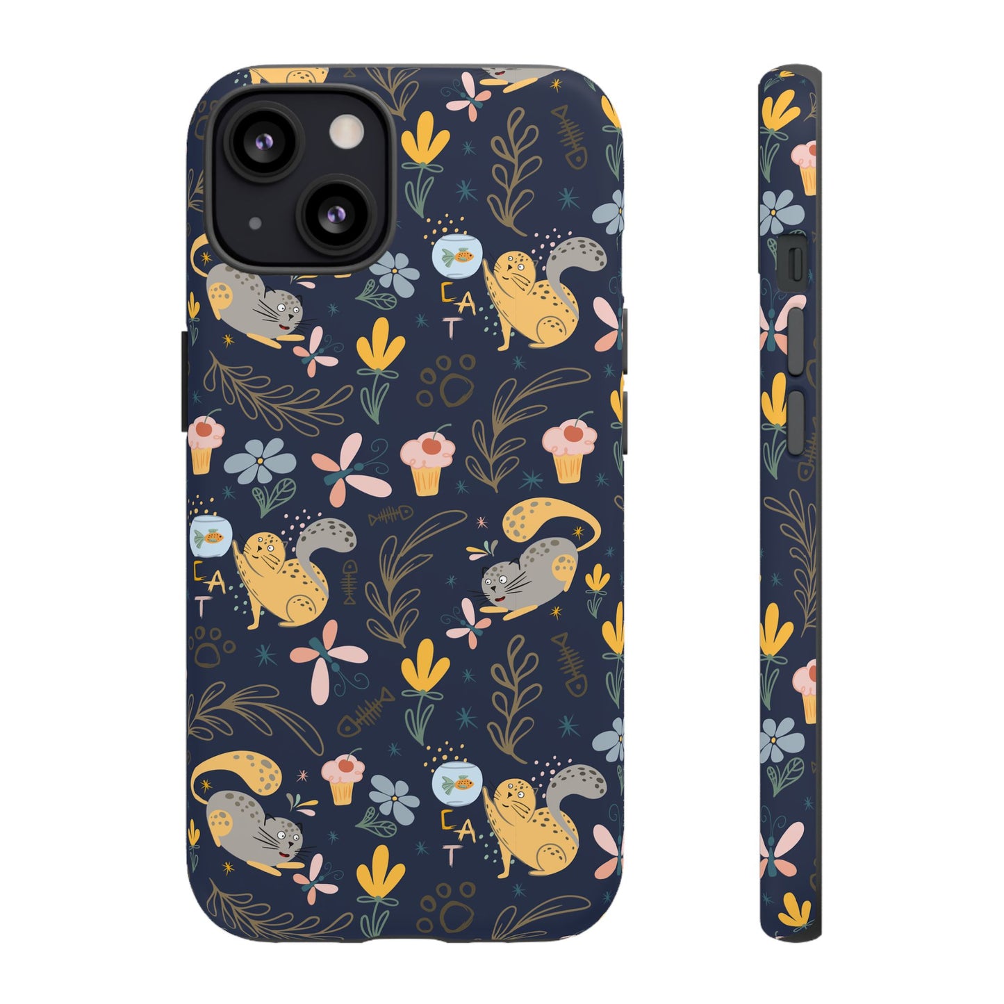 Cat-Themed Tough Phone Case - Tough Case For Stylish Protection