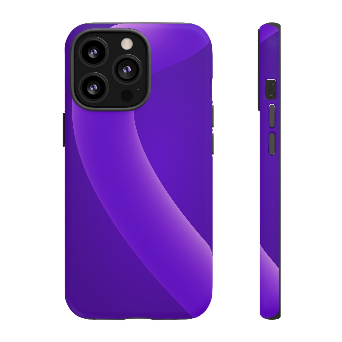 Stylish Tough Phone Case - Modern Purple Design for Ultimate Protection