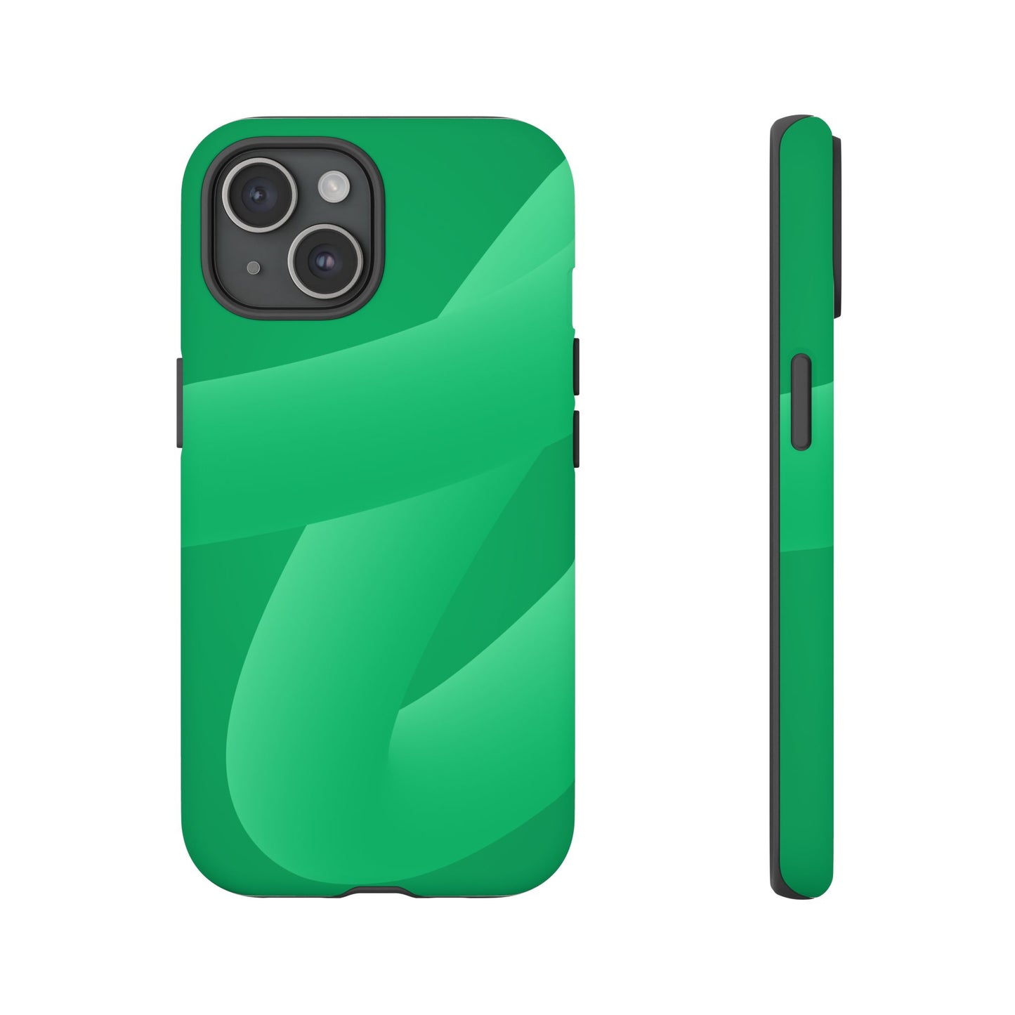 Stylish Tough Phone Case - Modern Green Design for Ultimate Protection