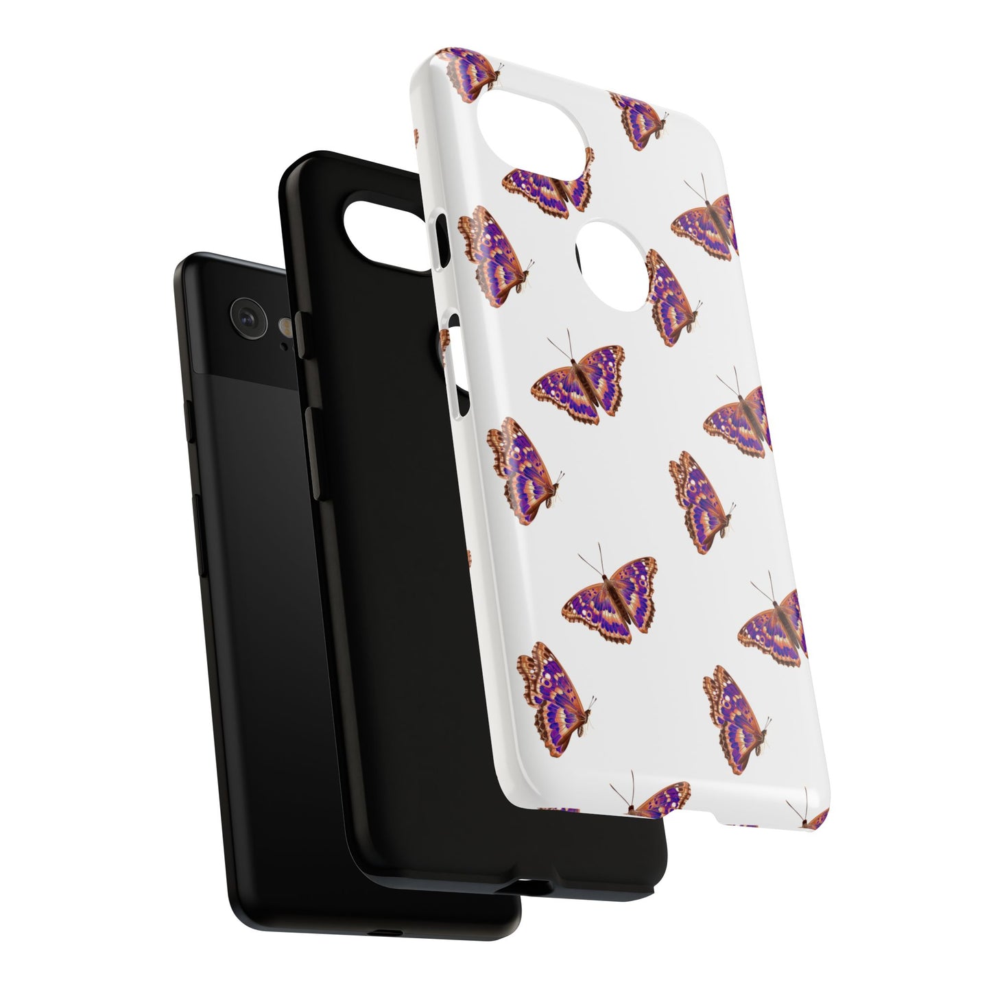 Butterfly Print Phone Case - Tough Case For Stylish Protection