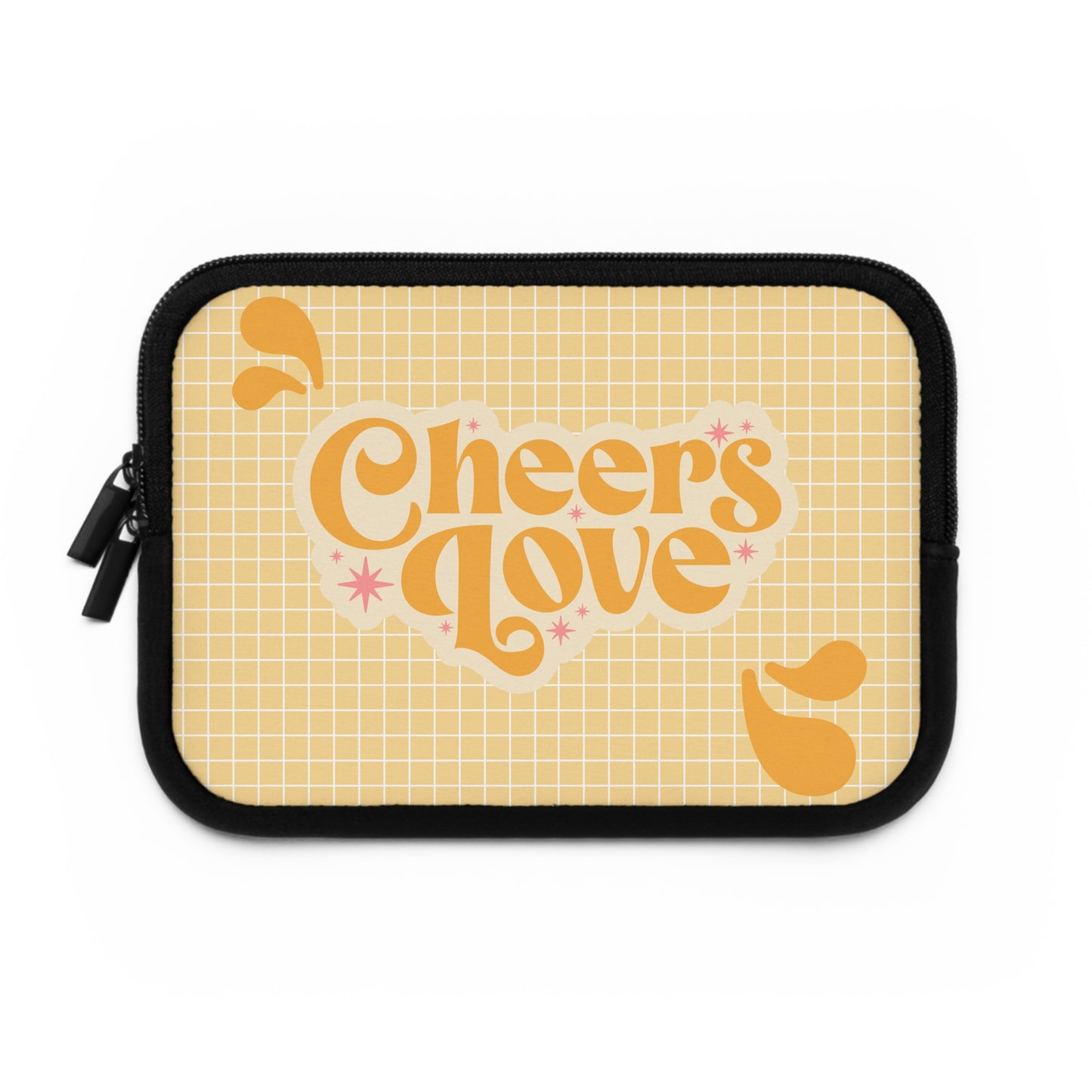 Cheerful Love Laptop Sleeve - Stylish Tech Case, Perfect Gift for Students, Home Office, Birthdays, Valentine's Day