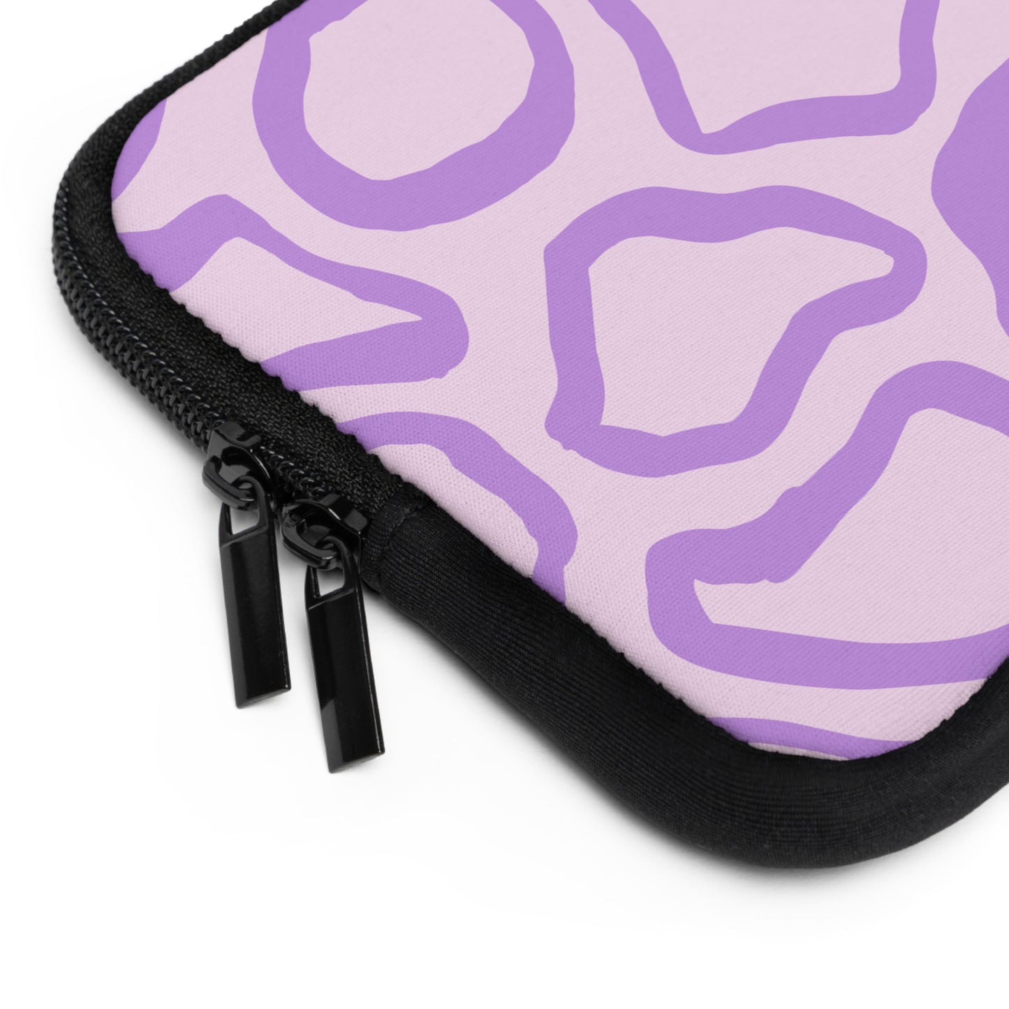 Purple Leopard Print Laptop Sleeve - Stylish Protective Case for Tech Lovers
