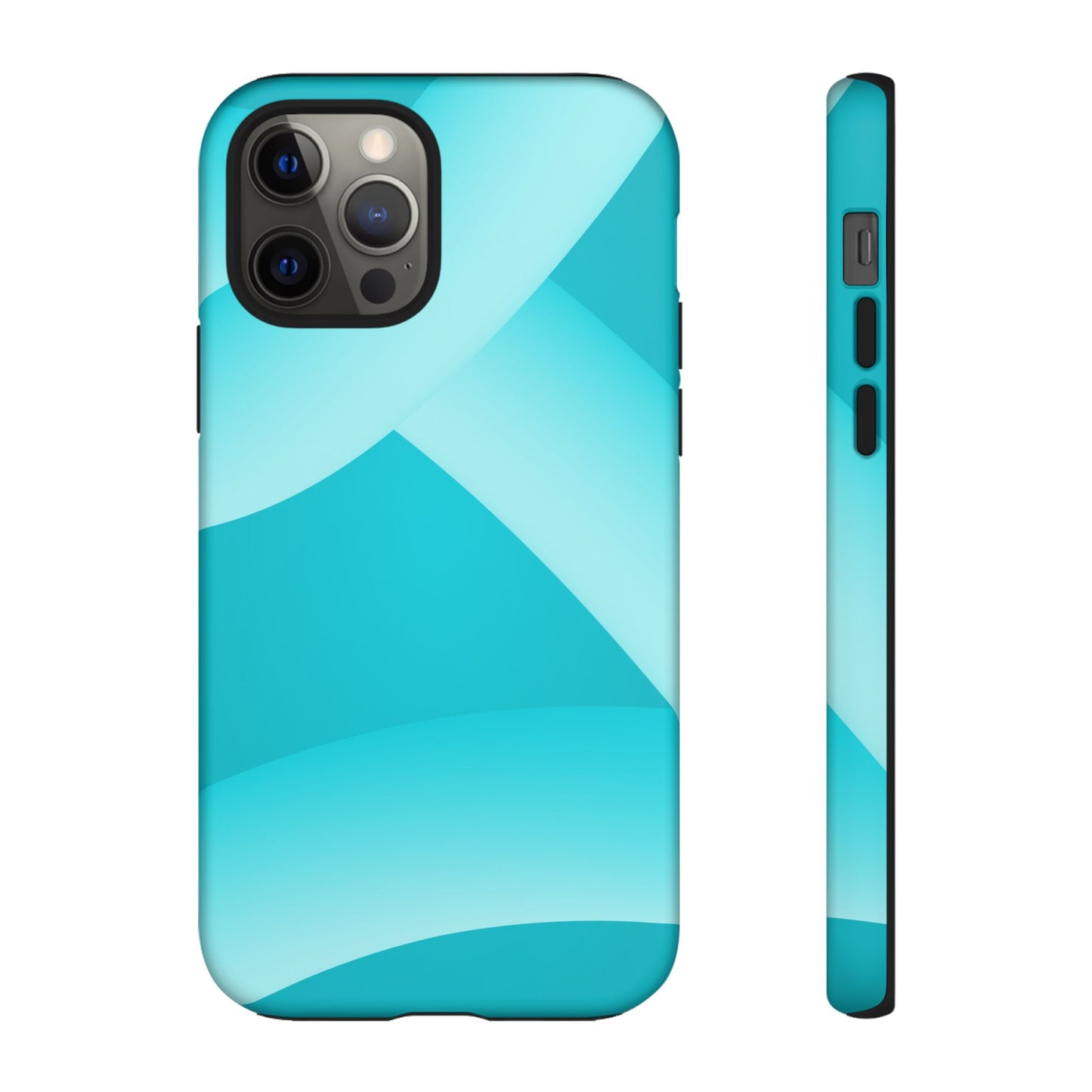 Stylish Tough Phone Case - Modern Blue Design for Ultimate Protection