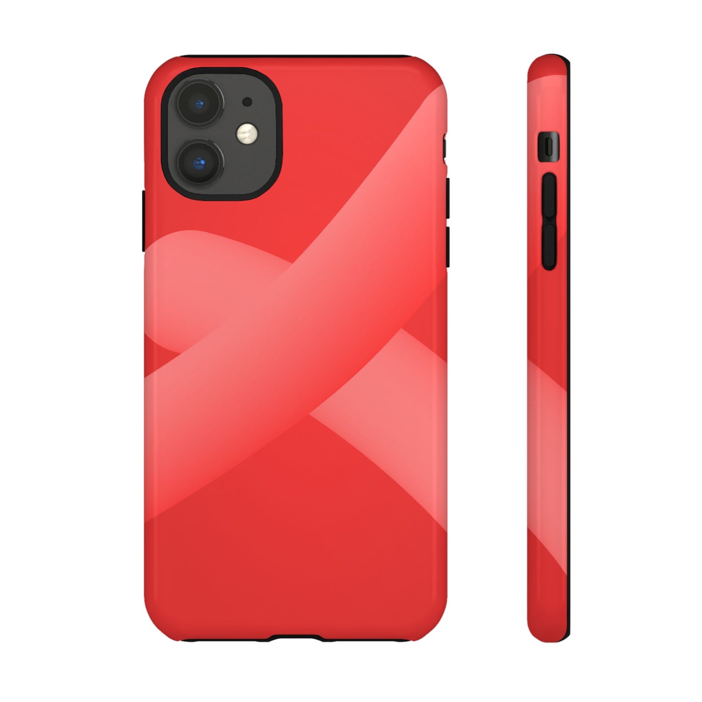 Stylish Tough Phone Case - Modern Red Design for Ultimate Protection