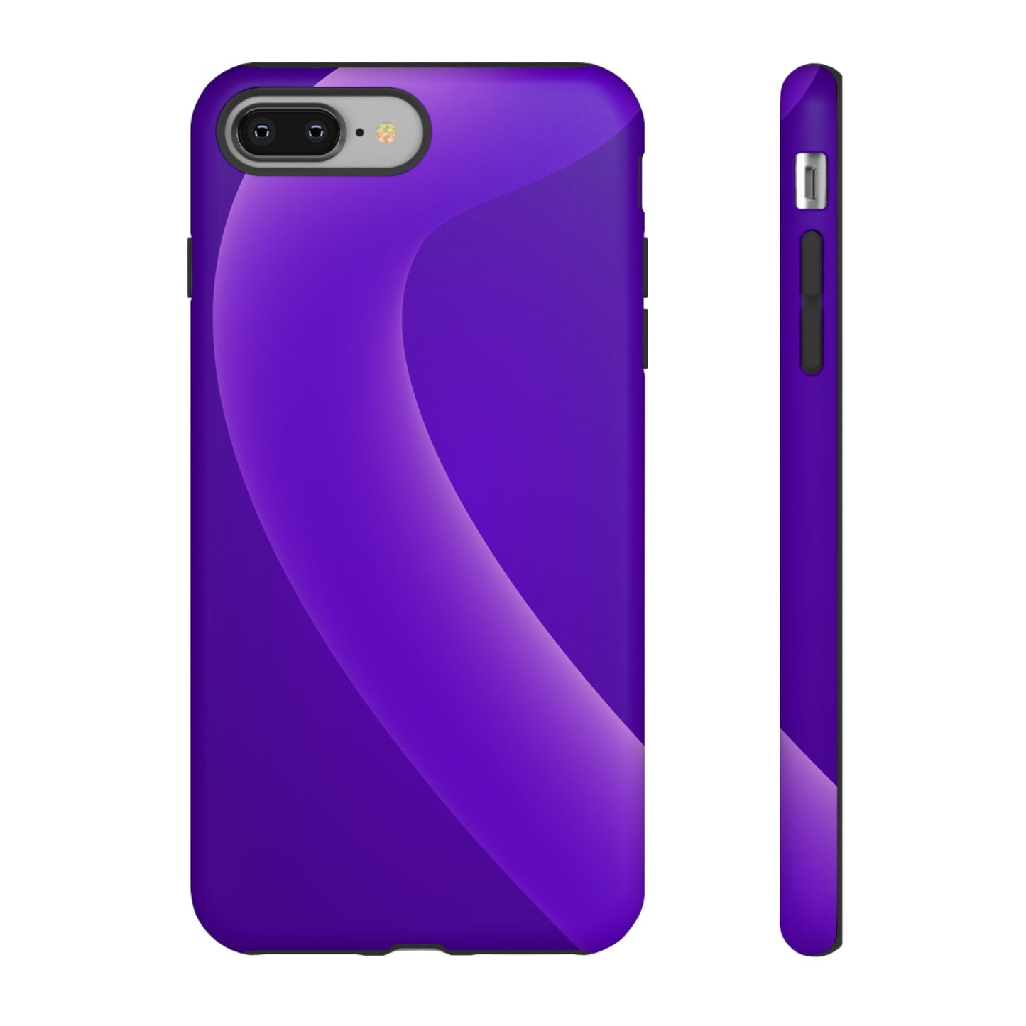 Stylish Tough Phone Case - Modern Purple Design for Ultimate Protection