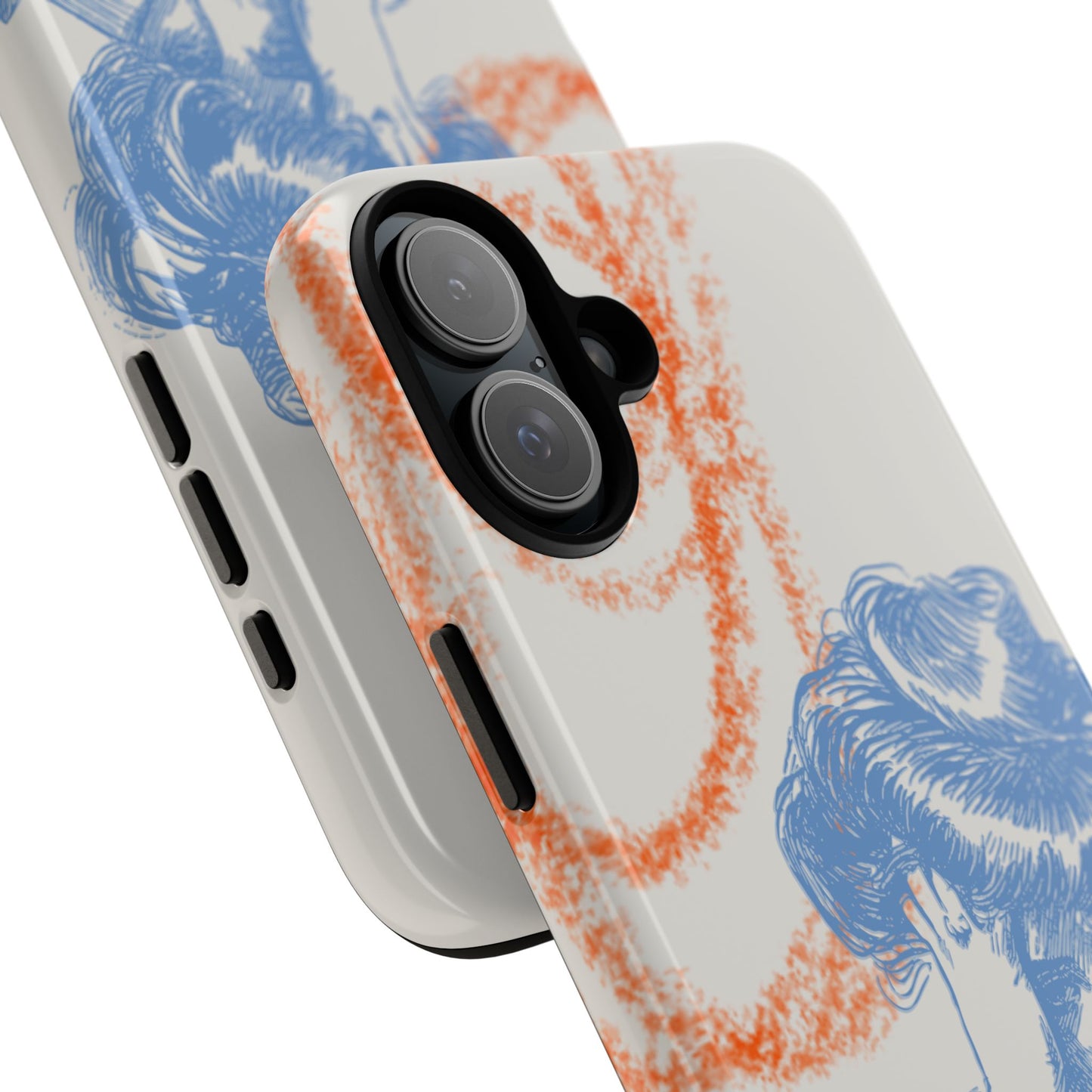 Artistic Phone Case with Stress Relief Design