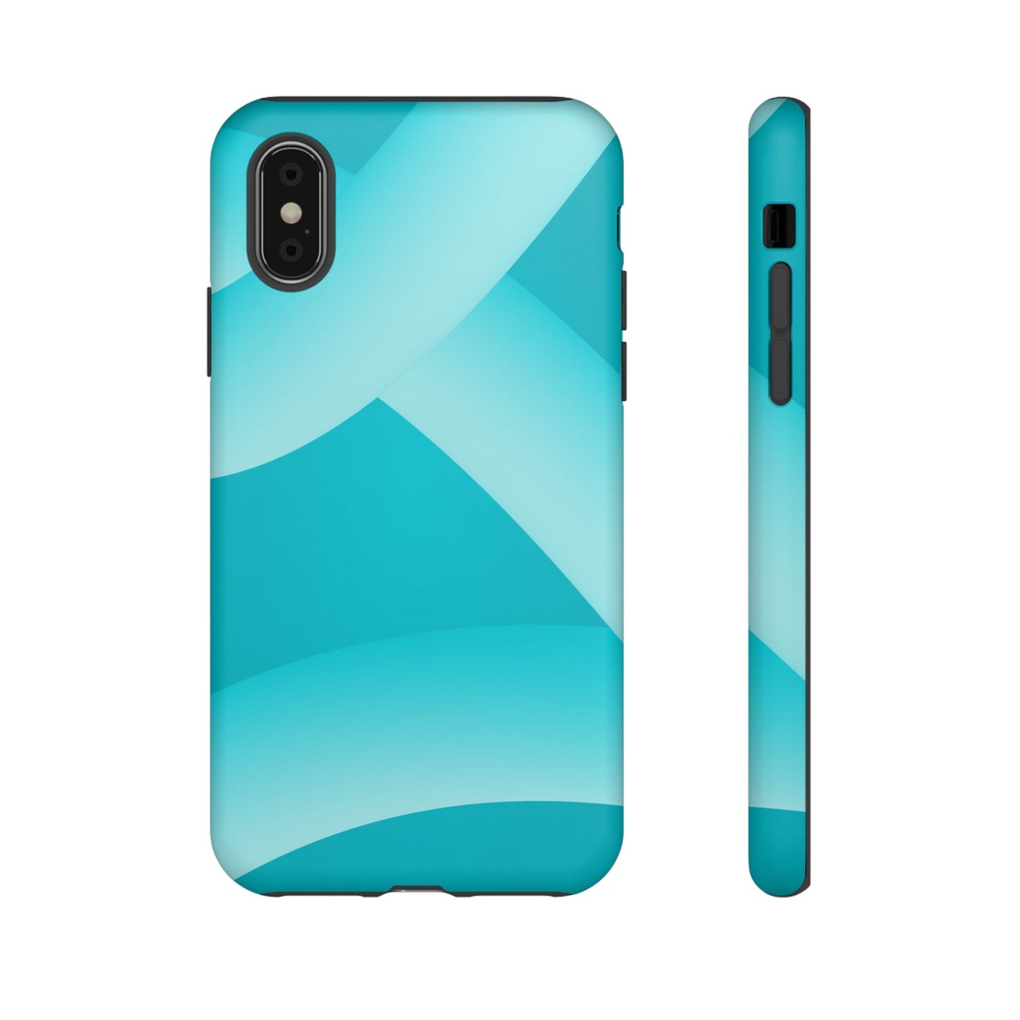 Stylish Tough Phone Case - Modern Blue Design for Ultimate Protection
