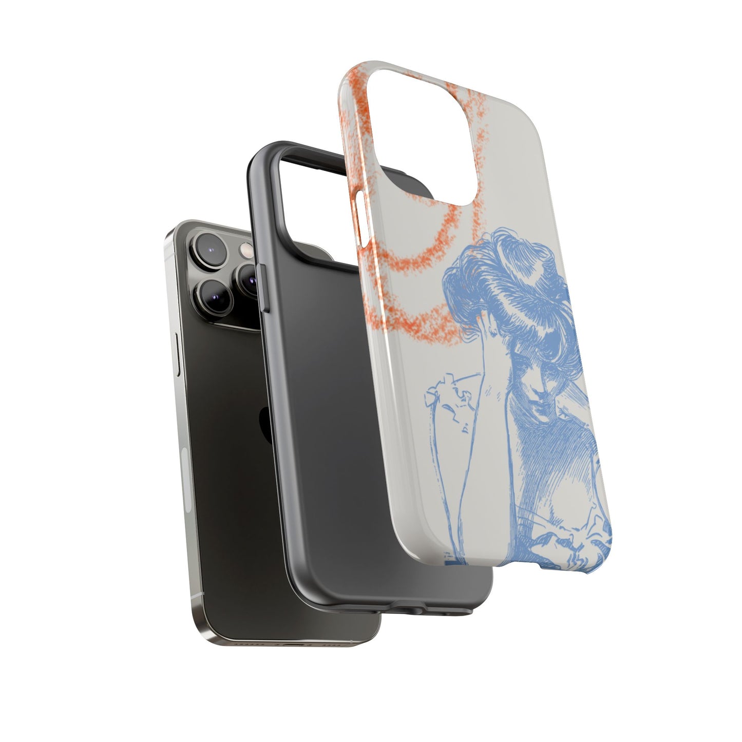 Artistic Phone Case with Stress Relief Design