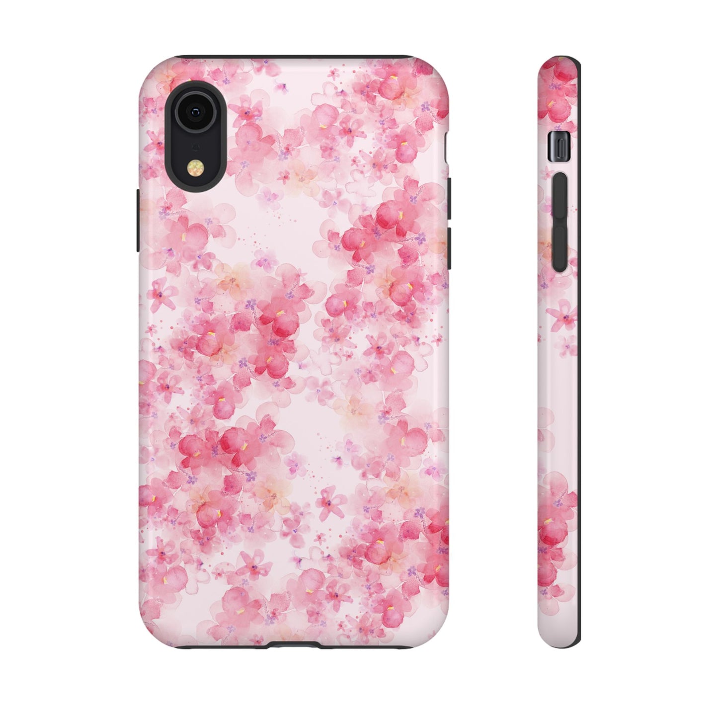 Floral Phone Case - Tough Cases with Pink Blossom Design