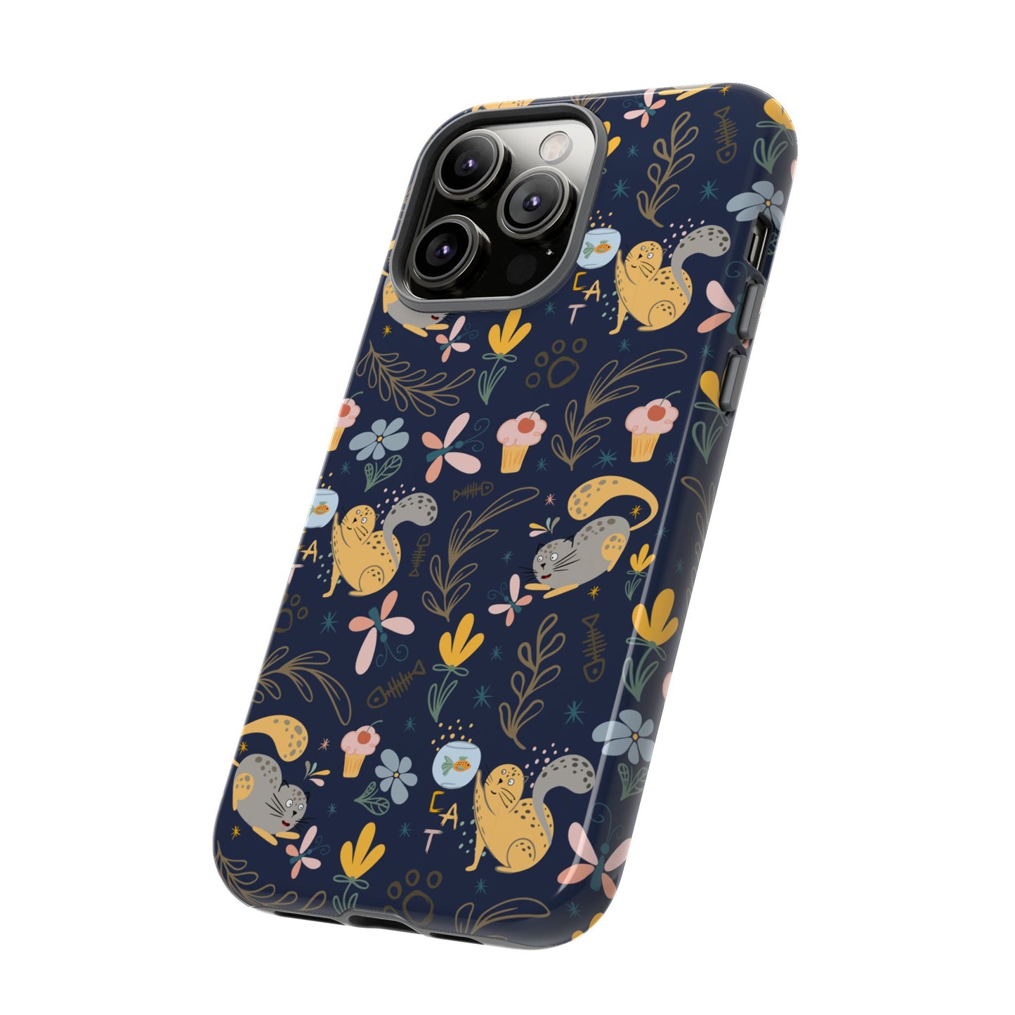 Cat-Themed Tough Phone Case - Tough Case For Stylish Protection