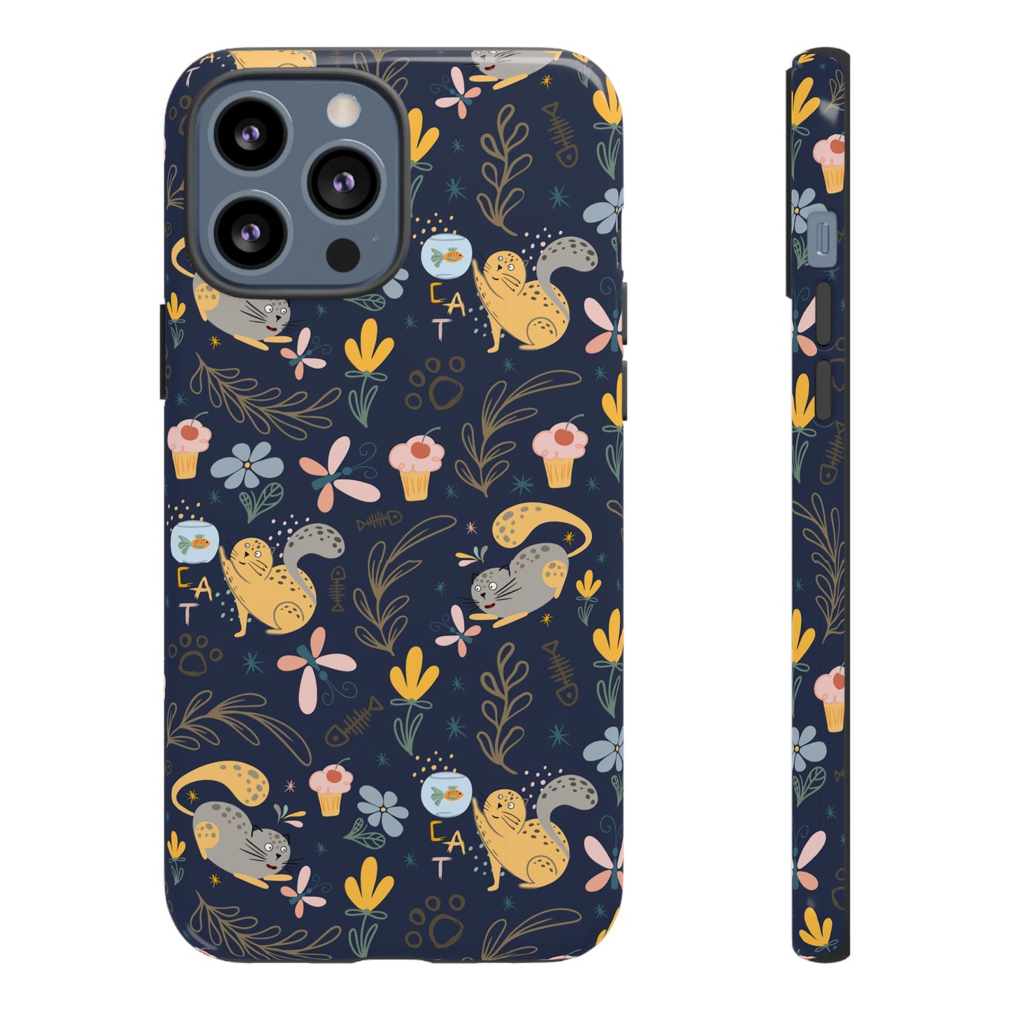 Cat-Themed Tough Phone Case - Tough Case For Stylish Protection