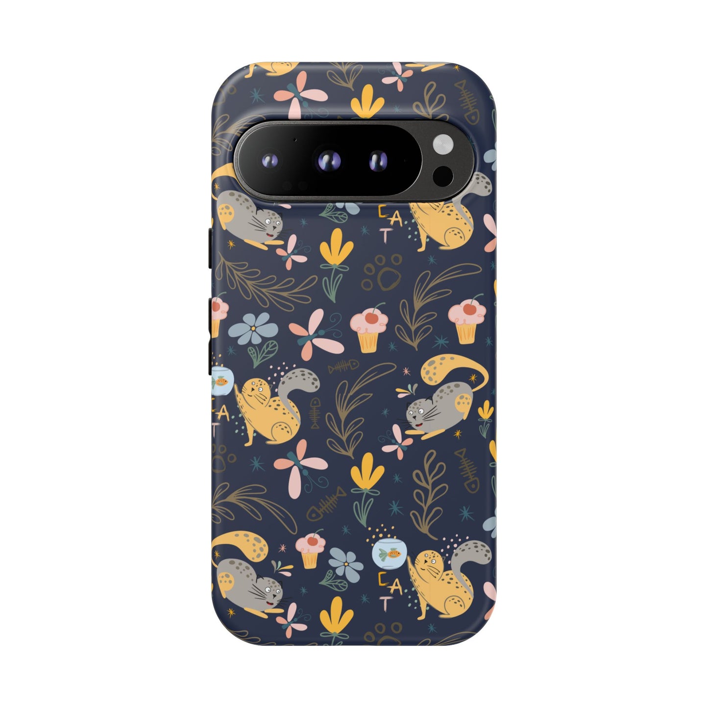 Cat-Themed Tough Phone Case - Tough Case For Stylish Protection