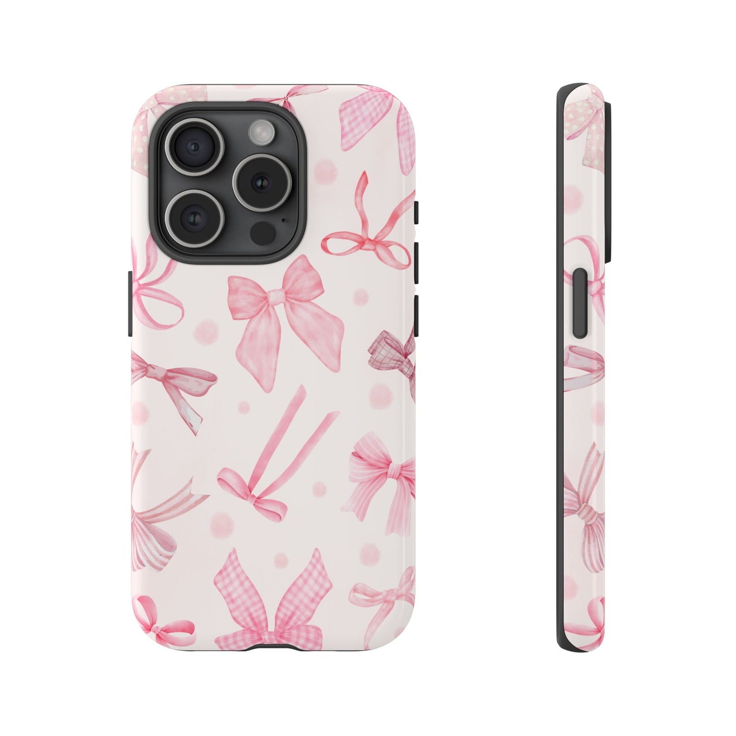 Beautiful Pink Bow Phone Case - Tough Case for Stylish Protection