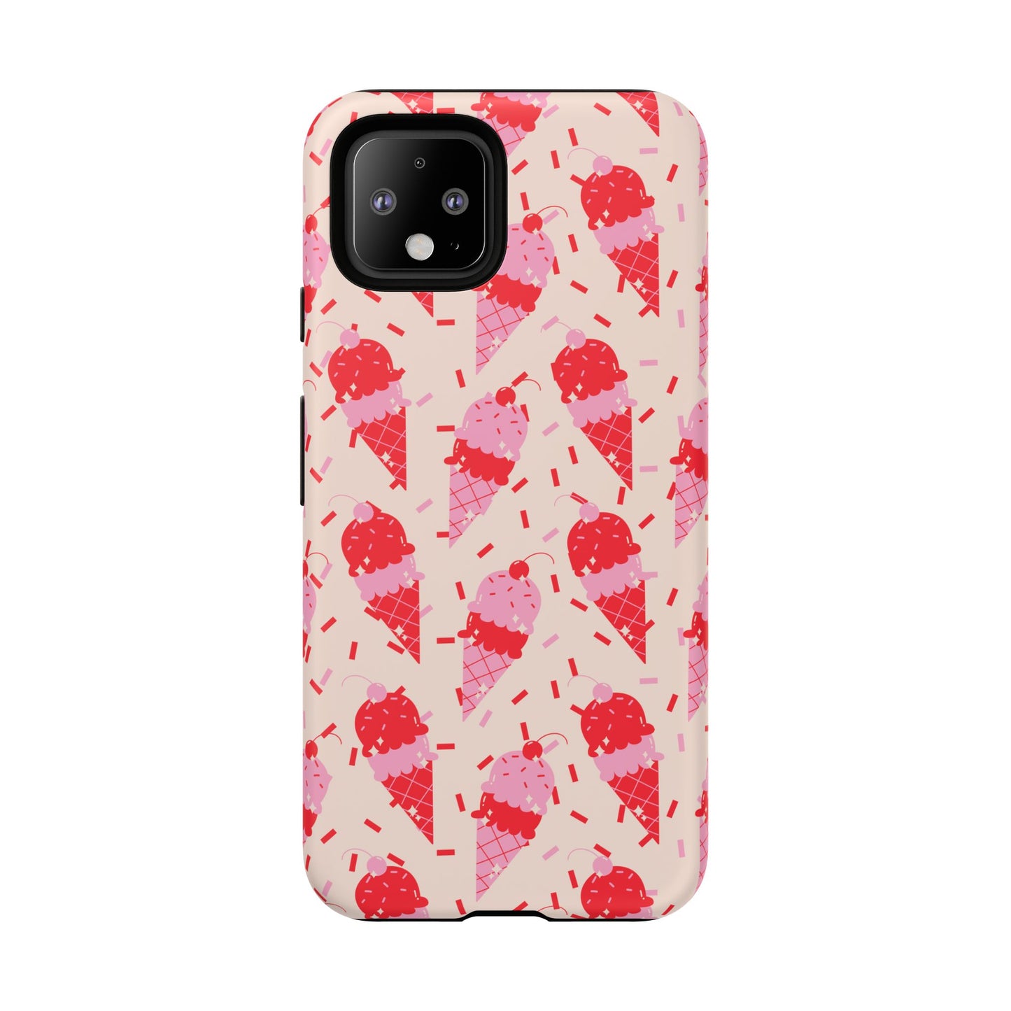 Ice Cream Phone Case - Cute Tough Cases for Ice Cream Lovers, Fun Summer Accessory, Birthday Gift, Colorful iPhone Cover