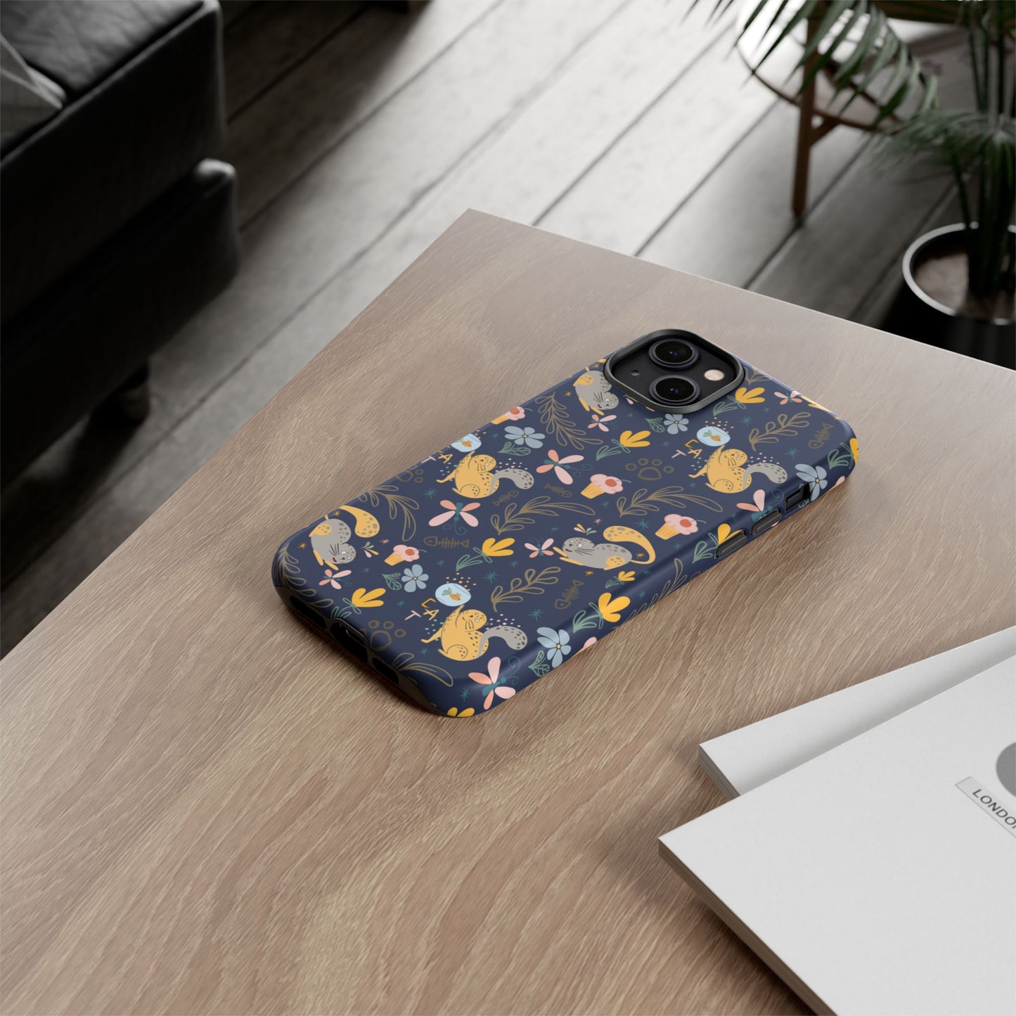 Cat-Themed Tough Phone Case - Tough Case For Stylish Protection