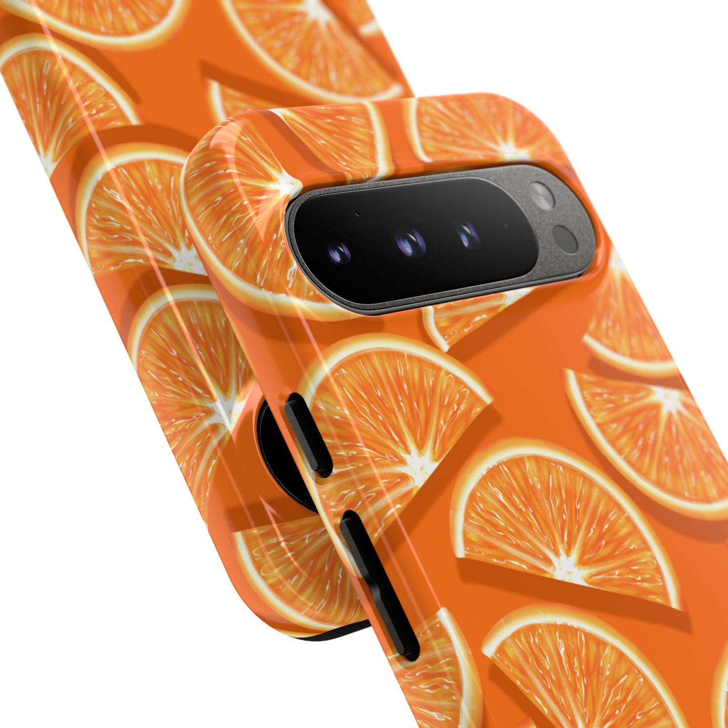 Vibrant Orange Slice Phone Case - Tough Cases for Phone Protection