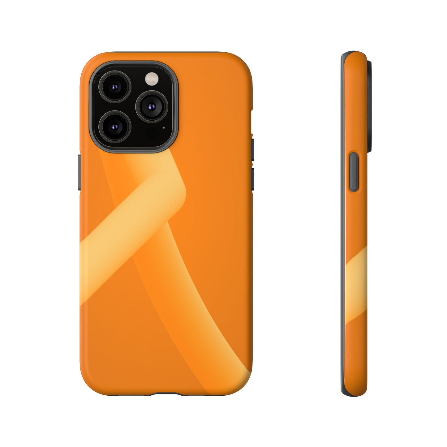 Stylish Tough Phone Case - Modern Orange Design for Ultimate Protection