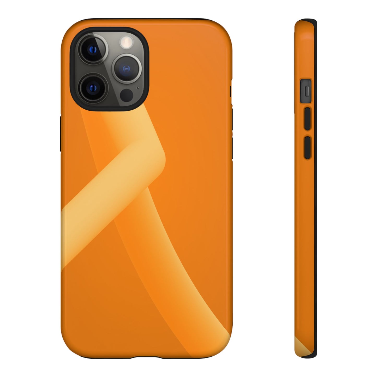 Stylish Tough Phone Case - Modern Orange Design for Ultimate Protection