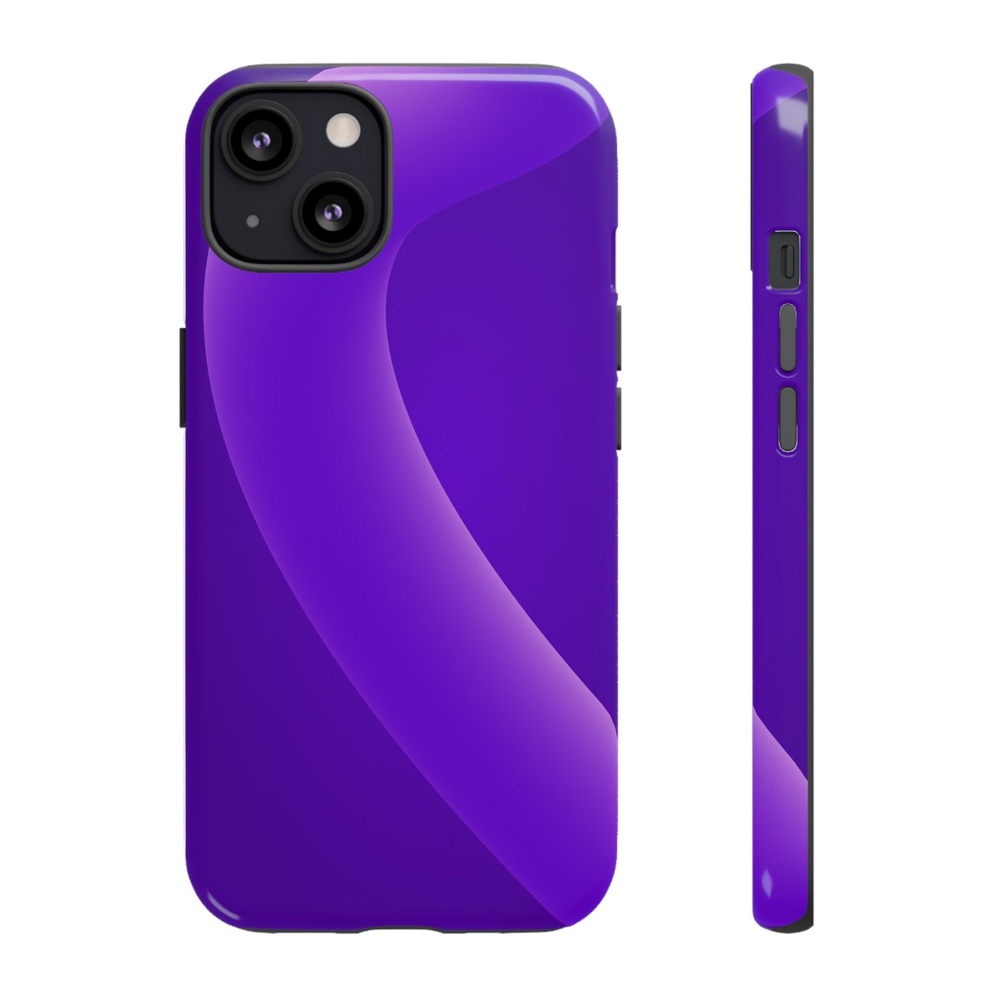 Stylish Tough Phone Case - Modern Purple Design for Ultimate Protection