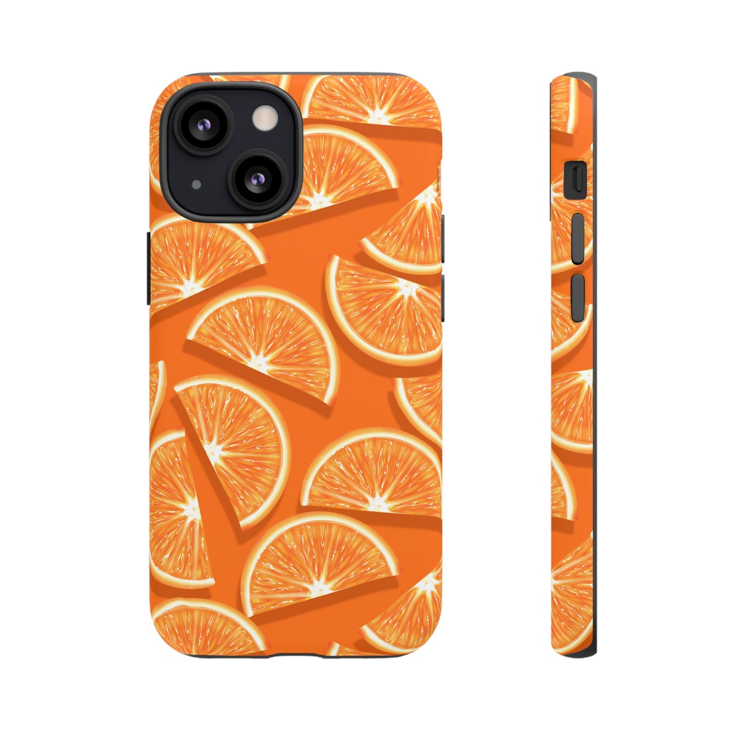 Vibrant Orange Slice Phone Case - Tough Cases for Phone Protection