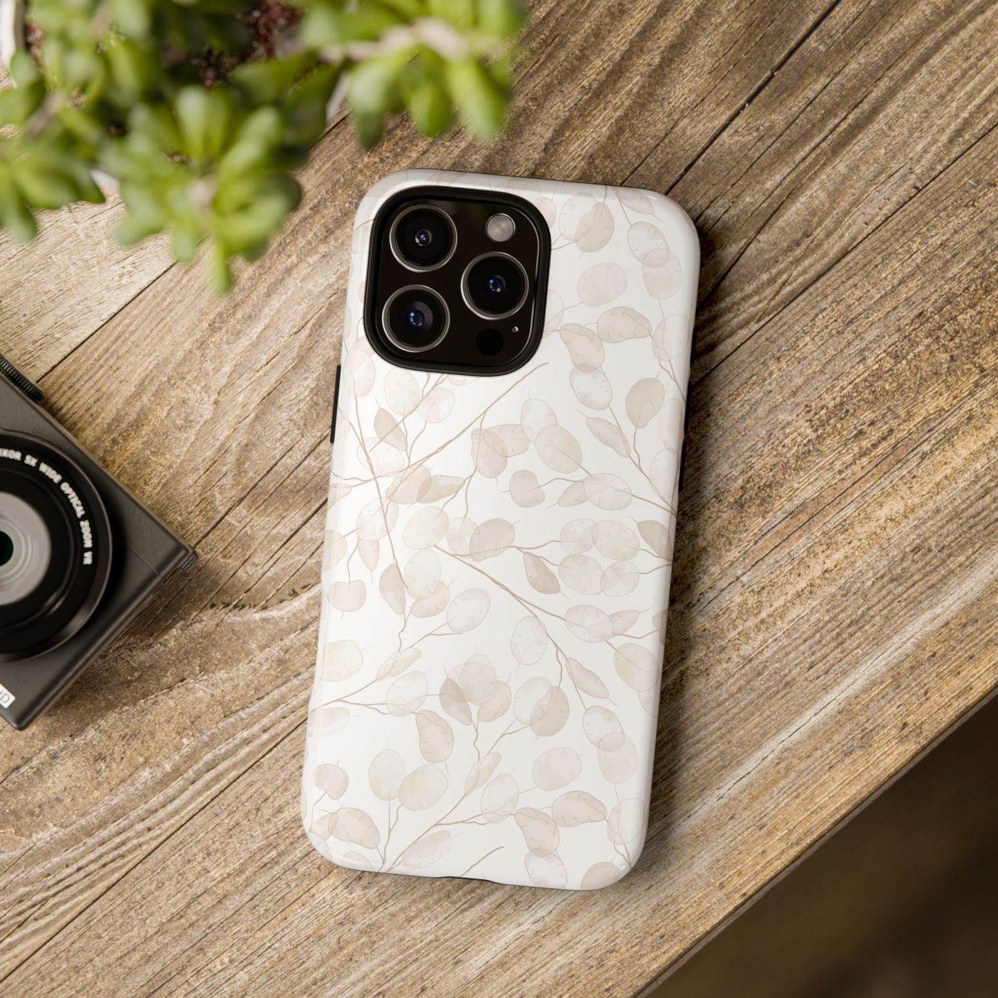 Botanical Phone Case, Tough Cases, Floral Design, Nature Lover Gift, Eco-Friendly Accessory, Protective Phone Cover