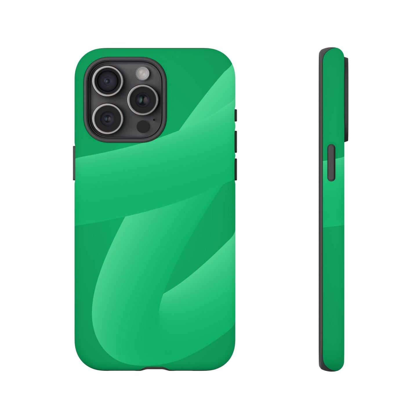 Stylish Tough Phone Case - Modern Green Design for Ultimate Protection