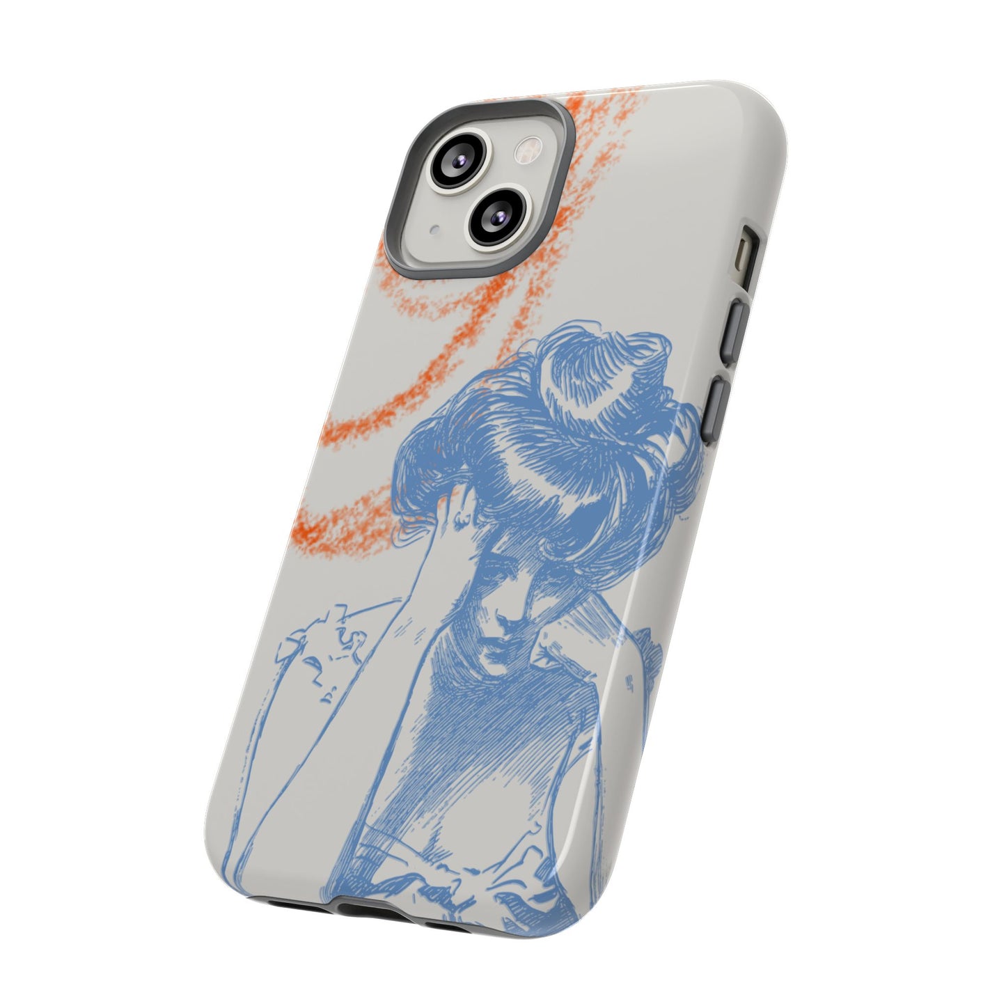 Artistic Phone Case with Stress Relief Design