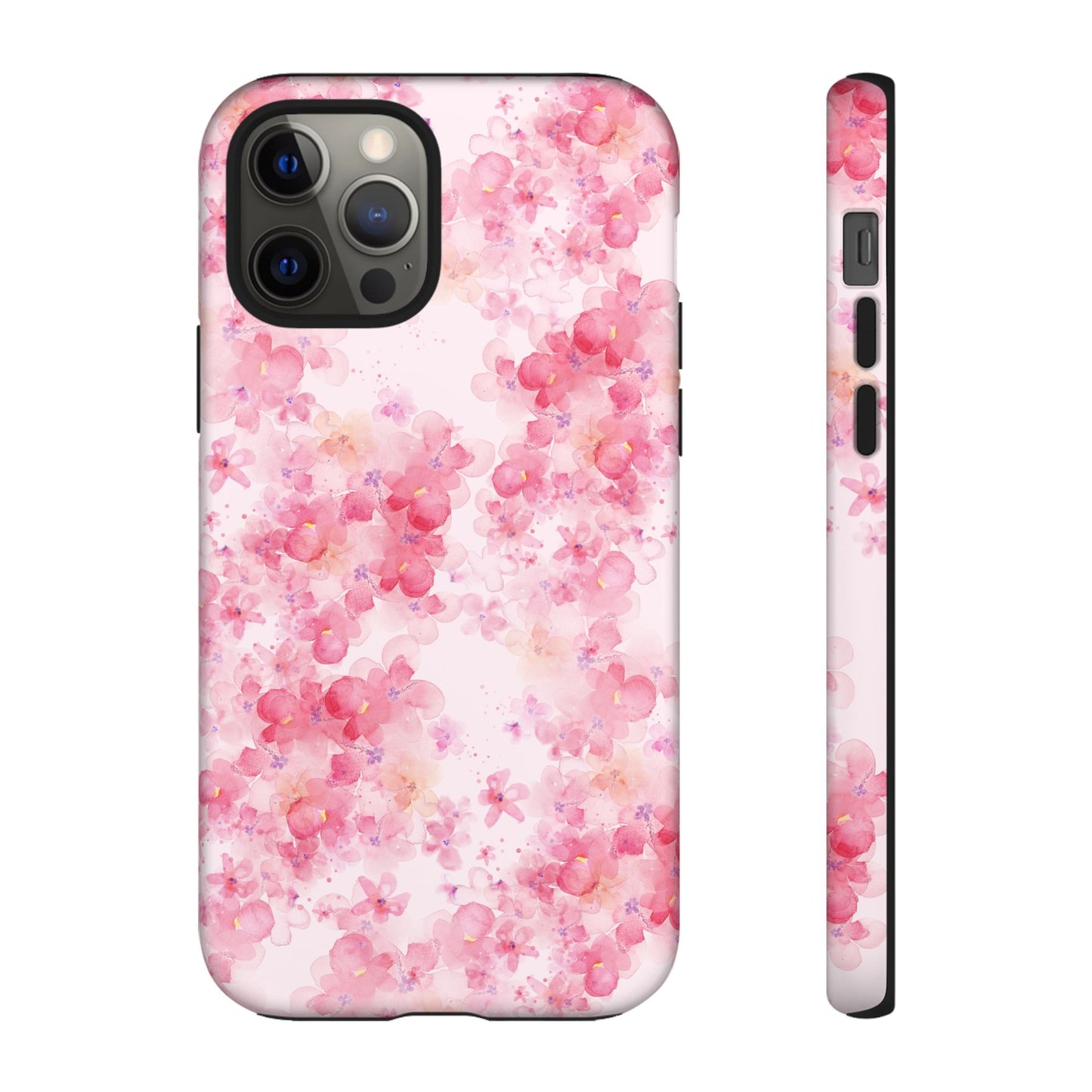 Floral Phone Case - Tough Cases with Pink Blossom Design