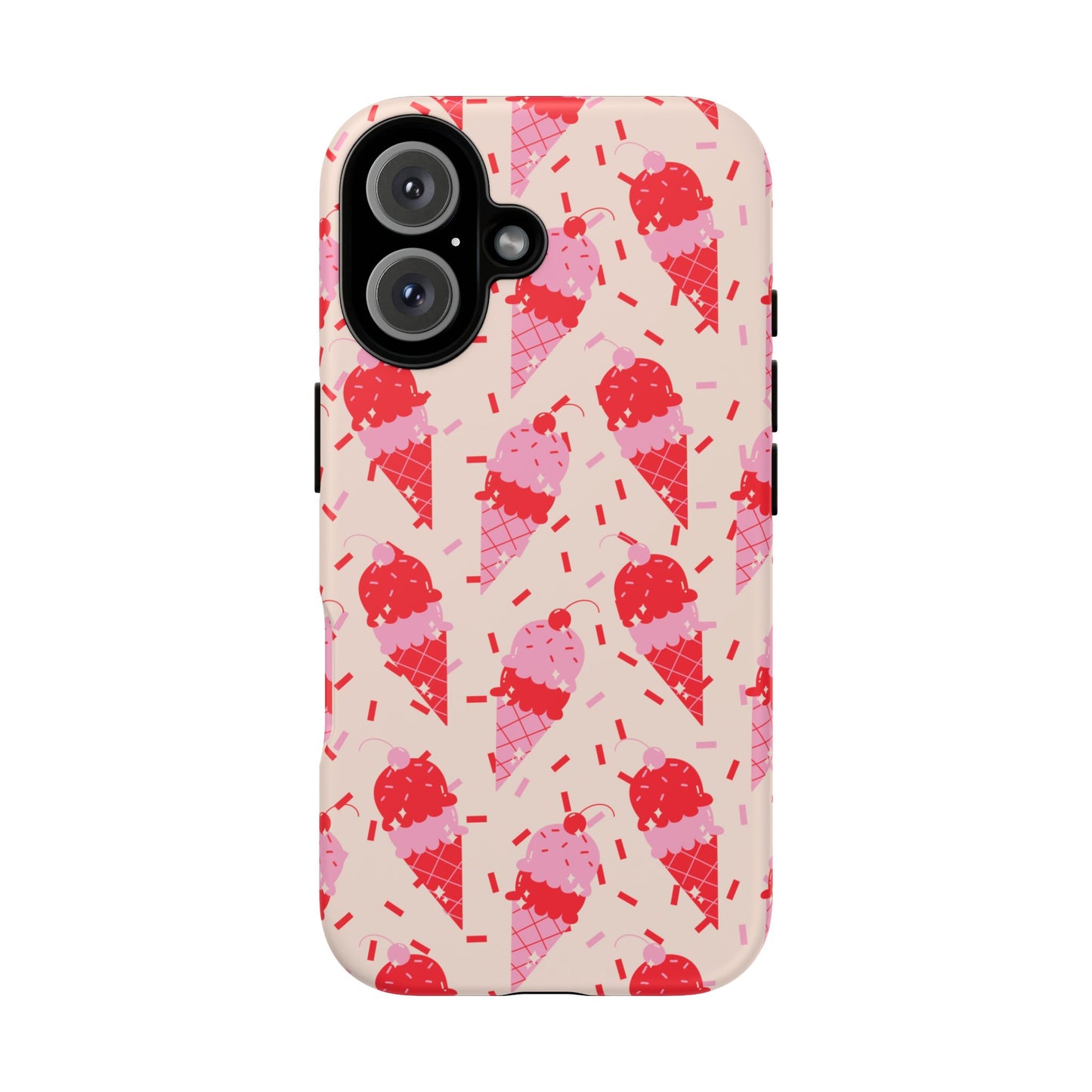 Ice Cream Phone Case - Cute Tough Cases for Ice Cream Lovers, Fun Summer Accessory, Birthday Gift, Colorful iPhone Cover