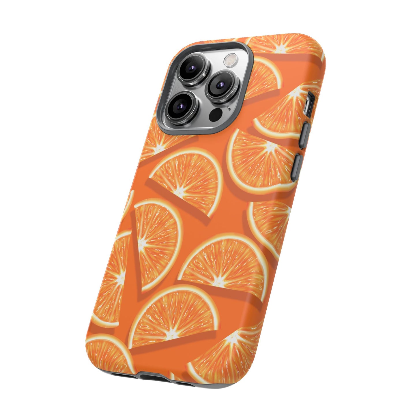 Vibrant Orange Slice Phone Case - Tough Cases for Phone Protection