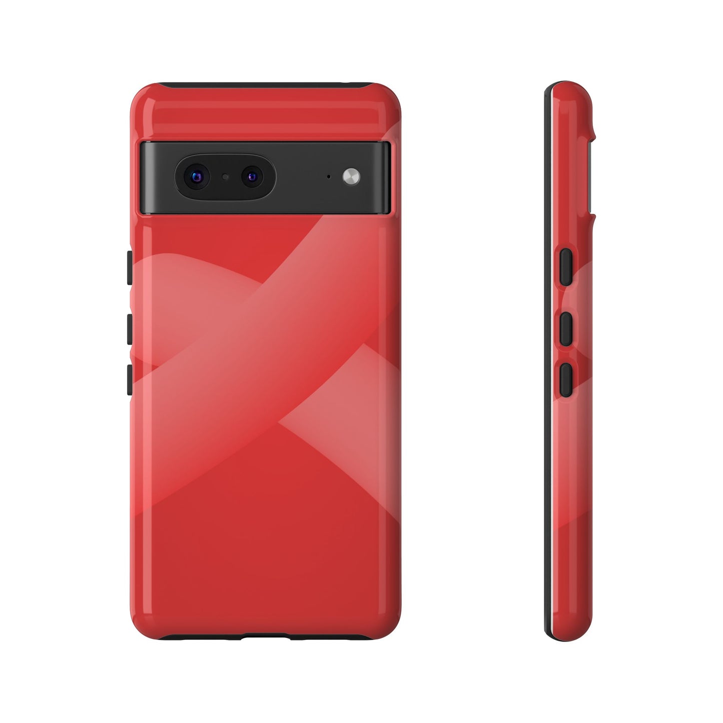 Stylish Tough Phone Case - Modern Red Design for Ultimate Protection