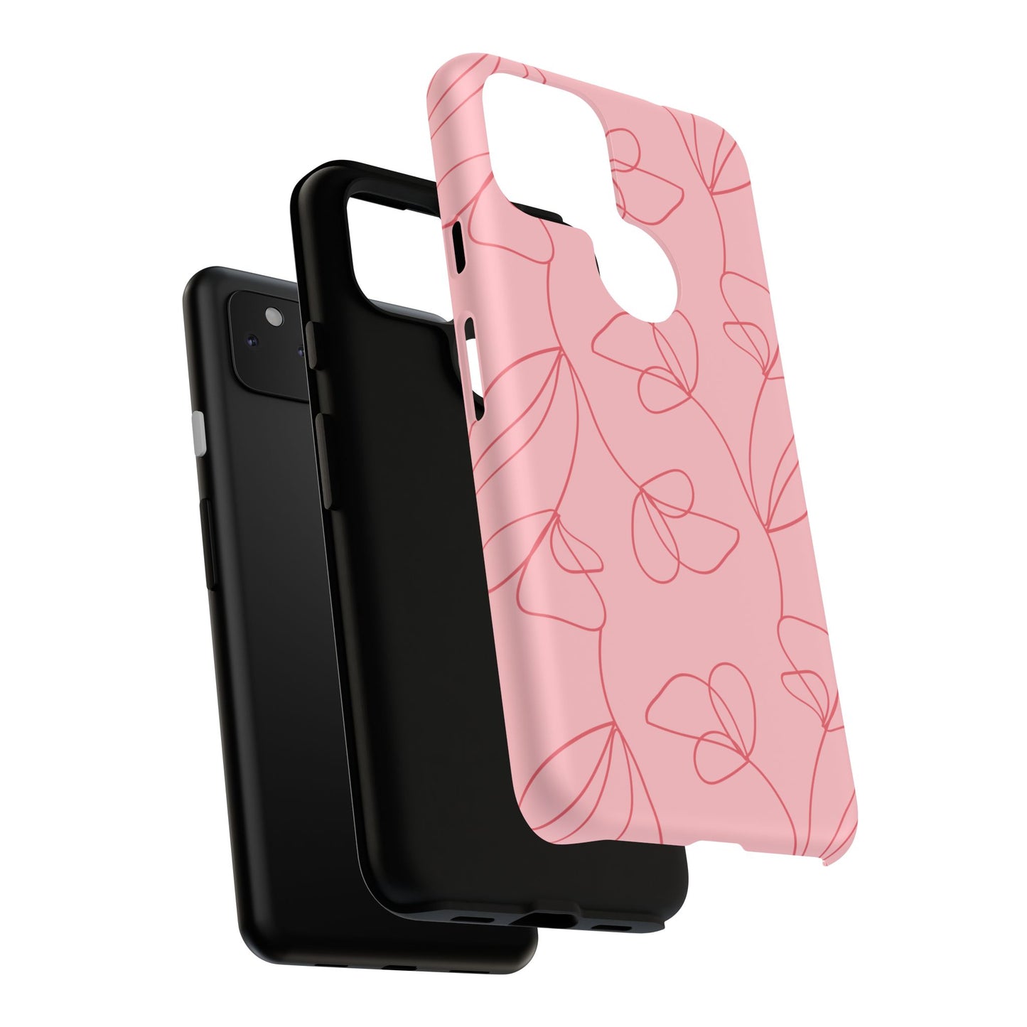 Tough Cases: Elegant Floral Phone Case - Durable Protection with Stylish Design