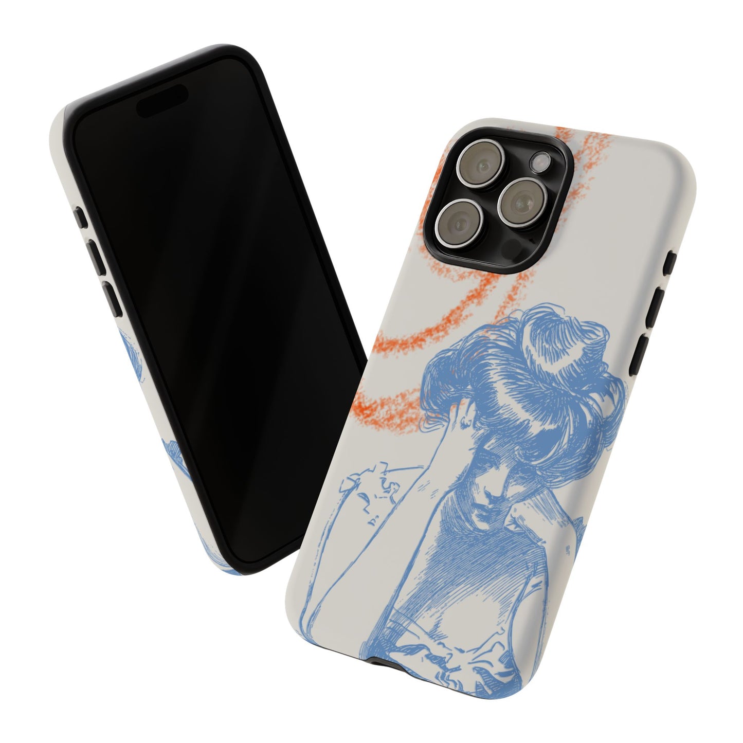 Artistic Phone Case with Stress Relief Design