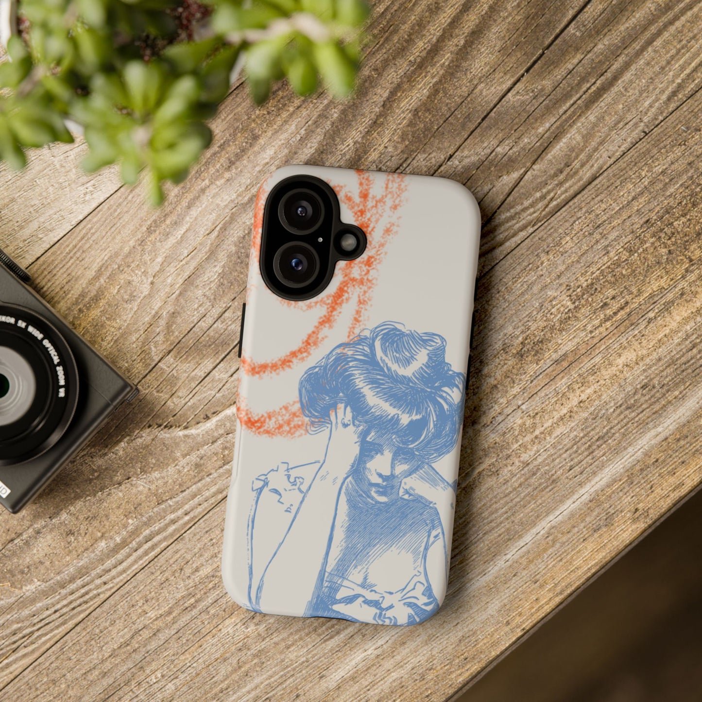 Artistic Phone Case with Stress Relief Design