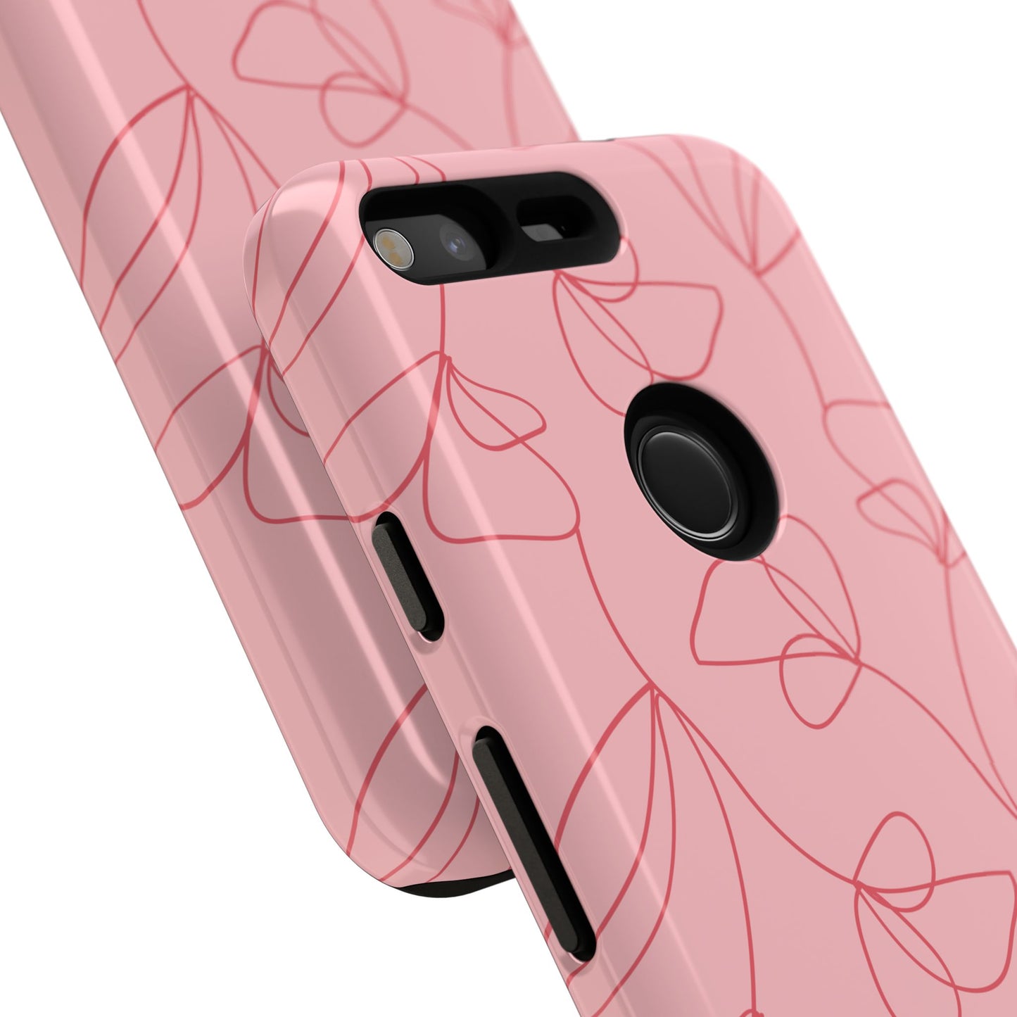 Tough Cases: Elegant Floral Phone Case - Durable Protection with Stylish Design