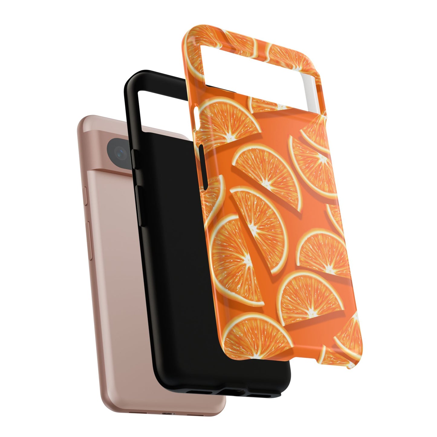 Vibrant Orange Slice Phone Case - Tough Cases for Phone Protection