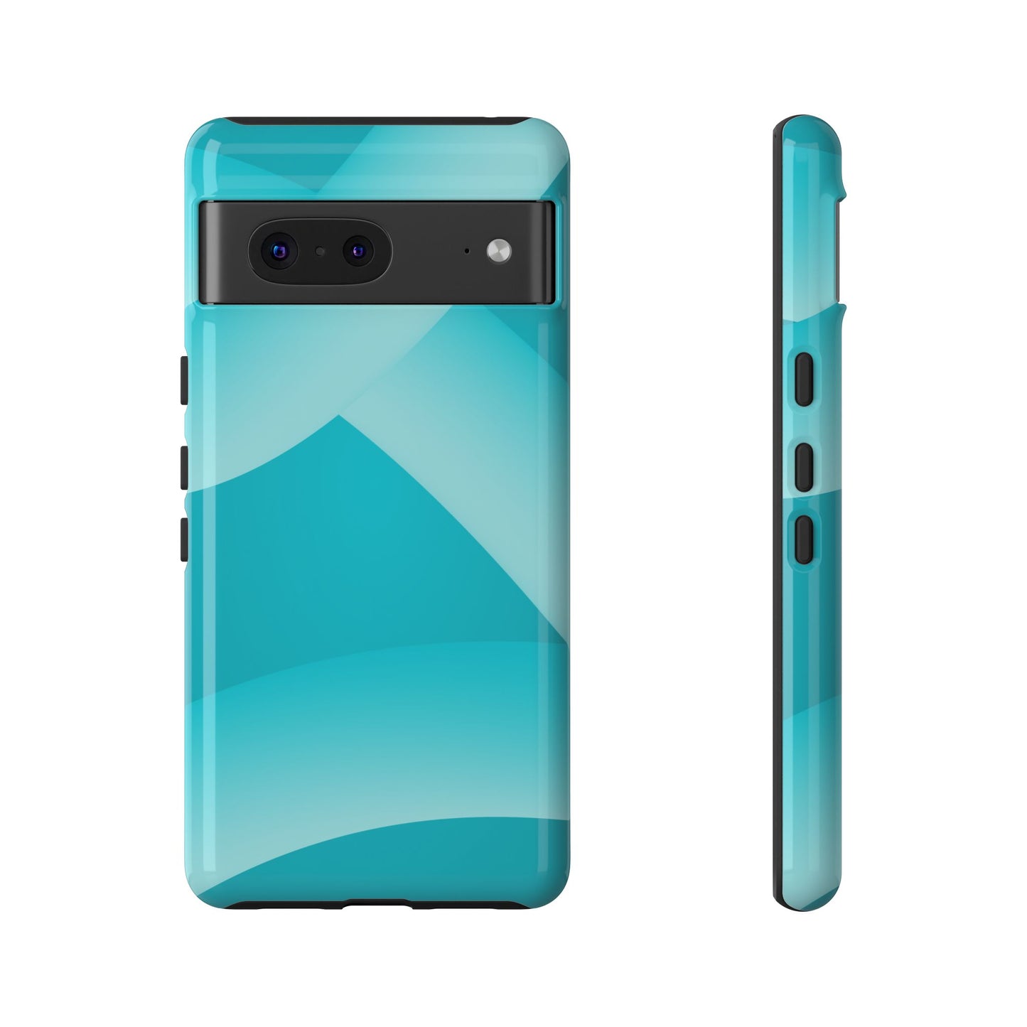 Stylish Tough Phone Case - Modern Blue Design for Ultimate Protection